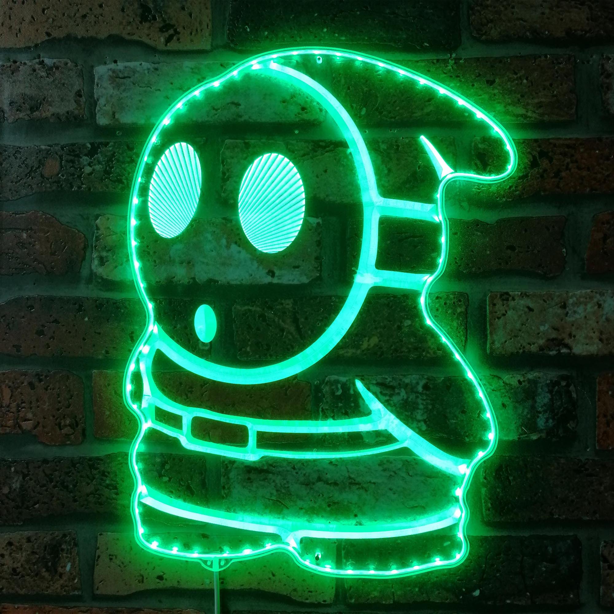 Super Mario Shy Guy Dynamic RGB Edge Lit LED Sign