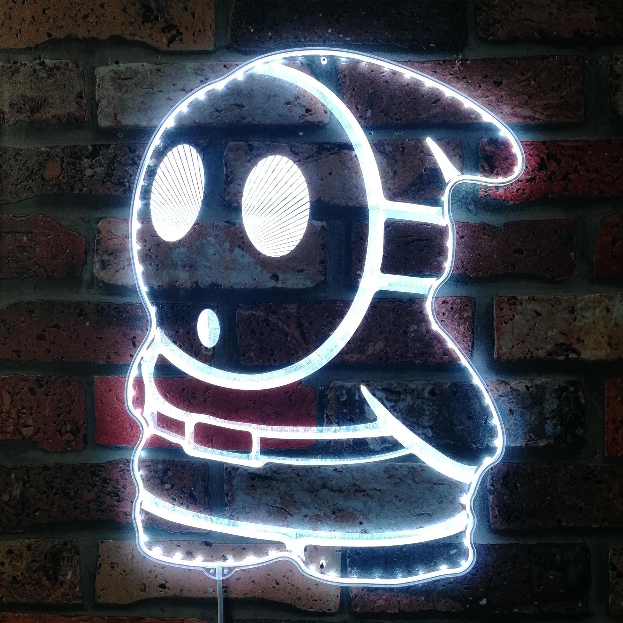 Super Mario Shy Guy Dynamic RGB Edge Lit LED Sign