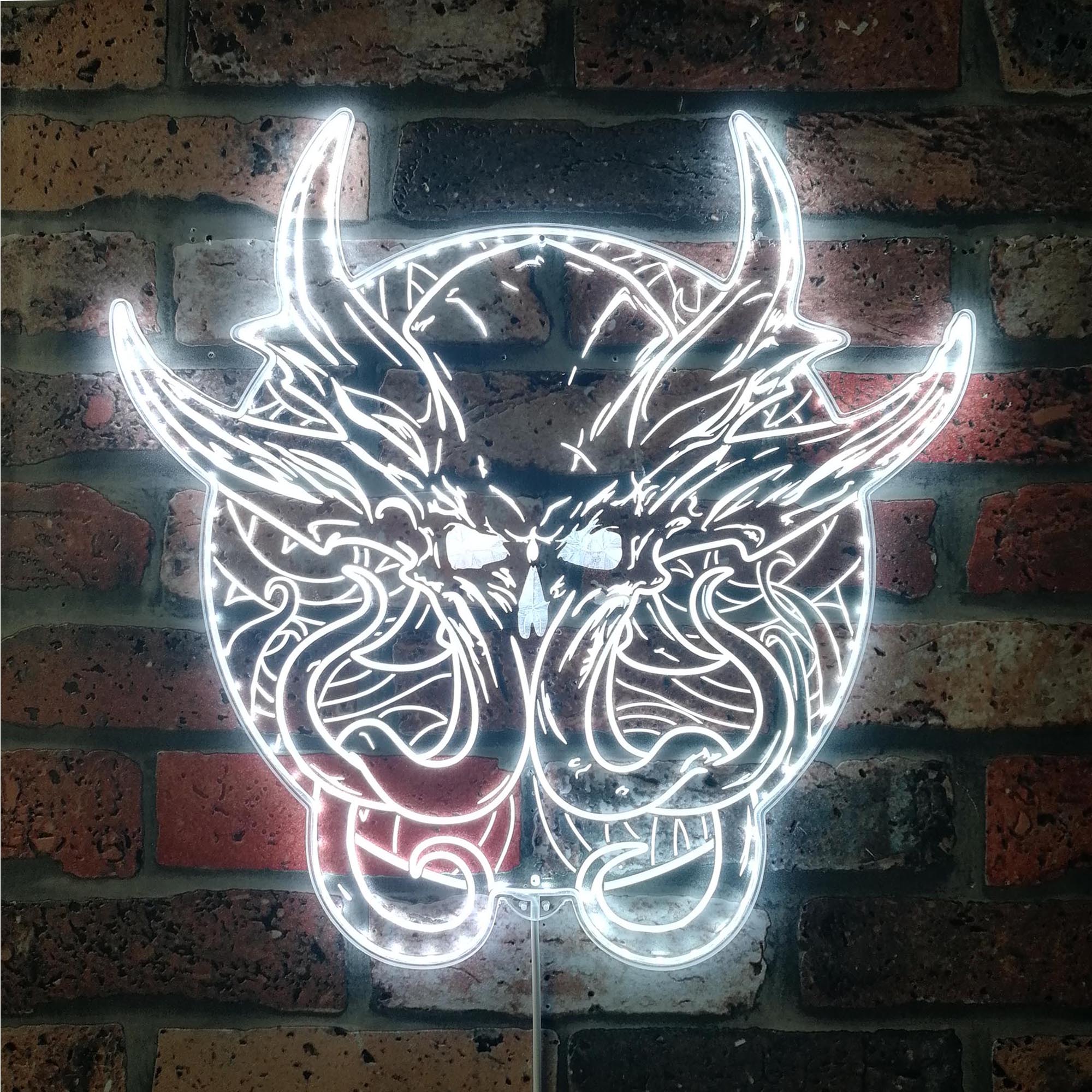 Cthulhu Emperor Dynamic RGB Edge Lit LED Sign