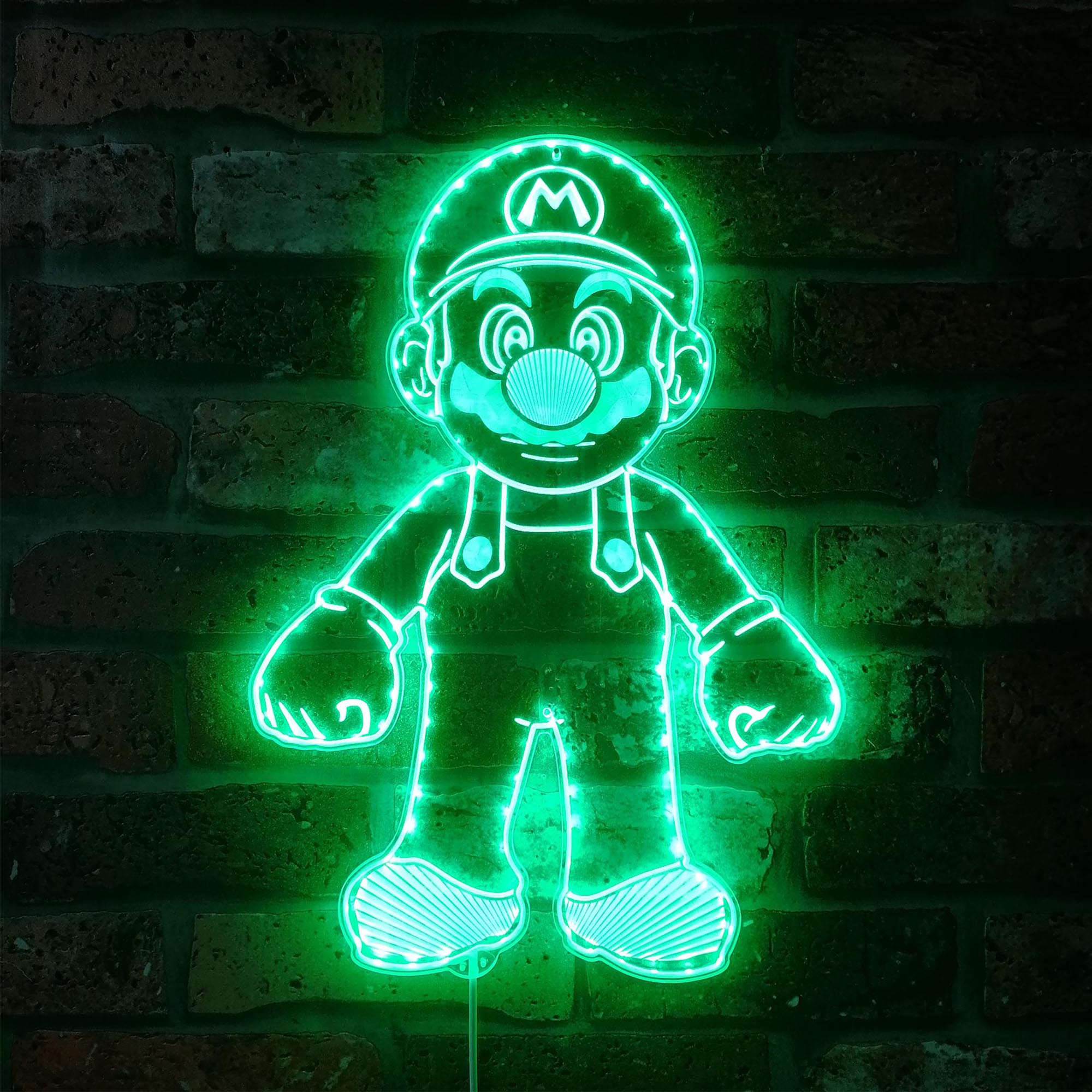 Super Mario Dynamic RGB Edge Lit LED Sign