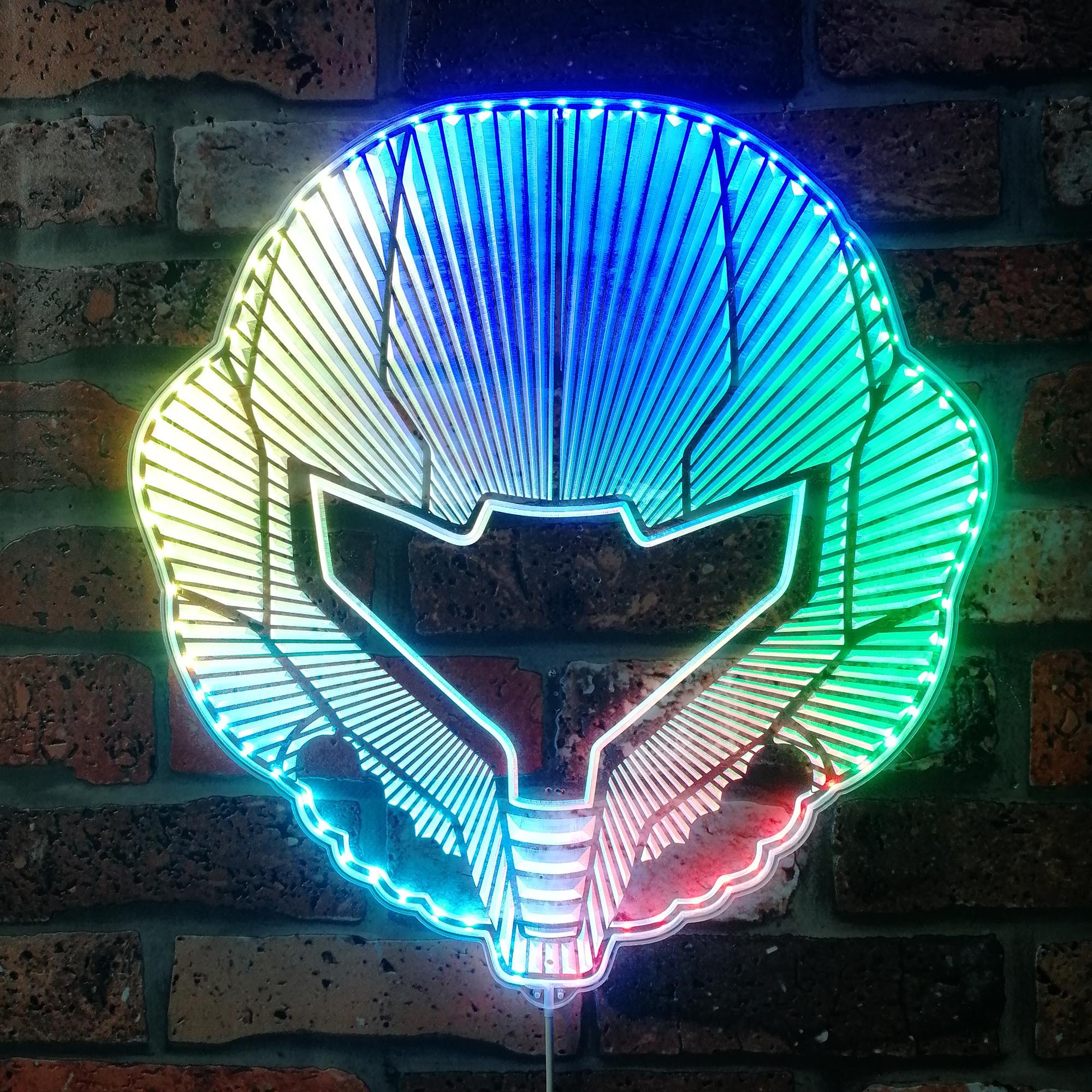 Metroid Samus Dynamic RGB Edge Lit LED Sign