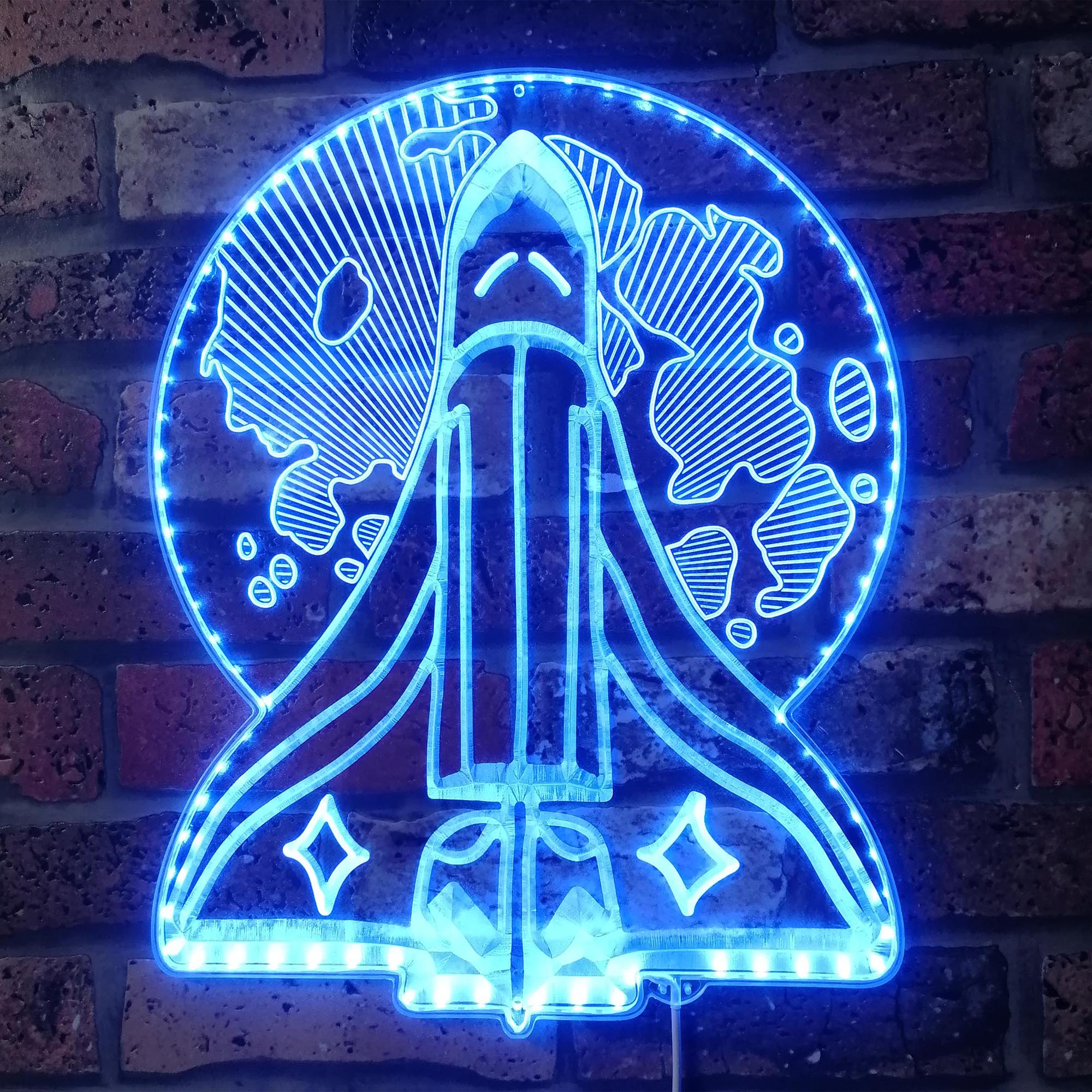 The Last of Us Spaceship Dynamic RGB Edge Lit LED Sign