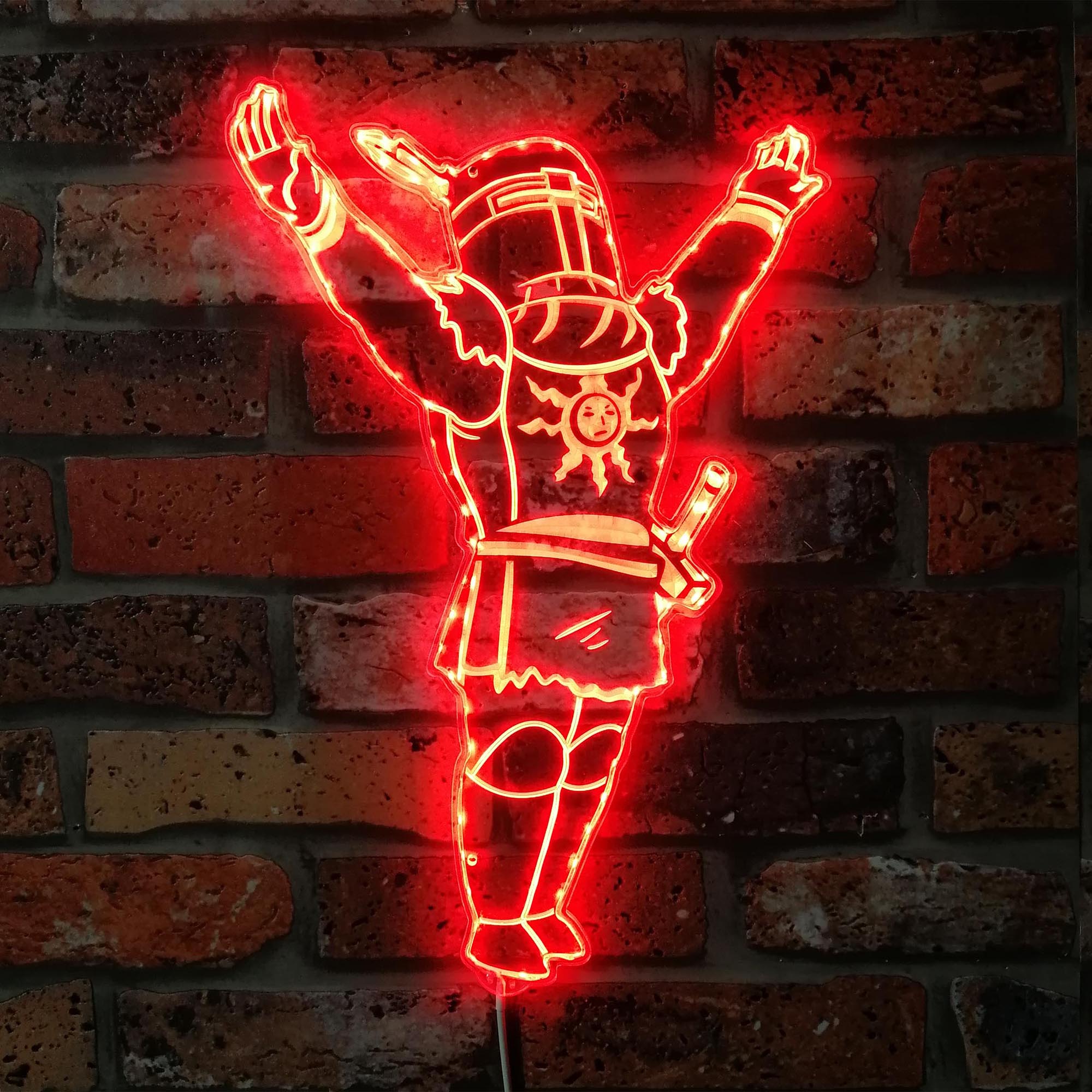 Dark Souls Praise the Sun Dynamic RGB Edge Lit LED Sign