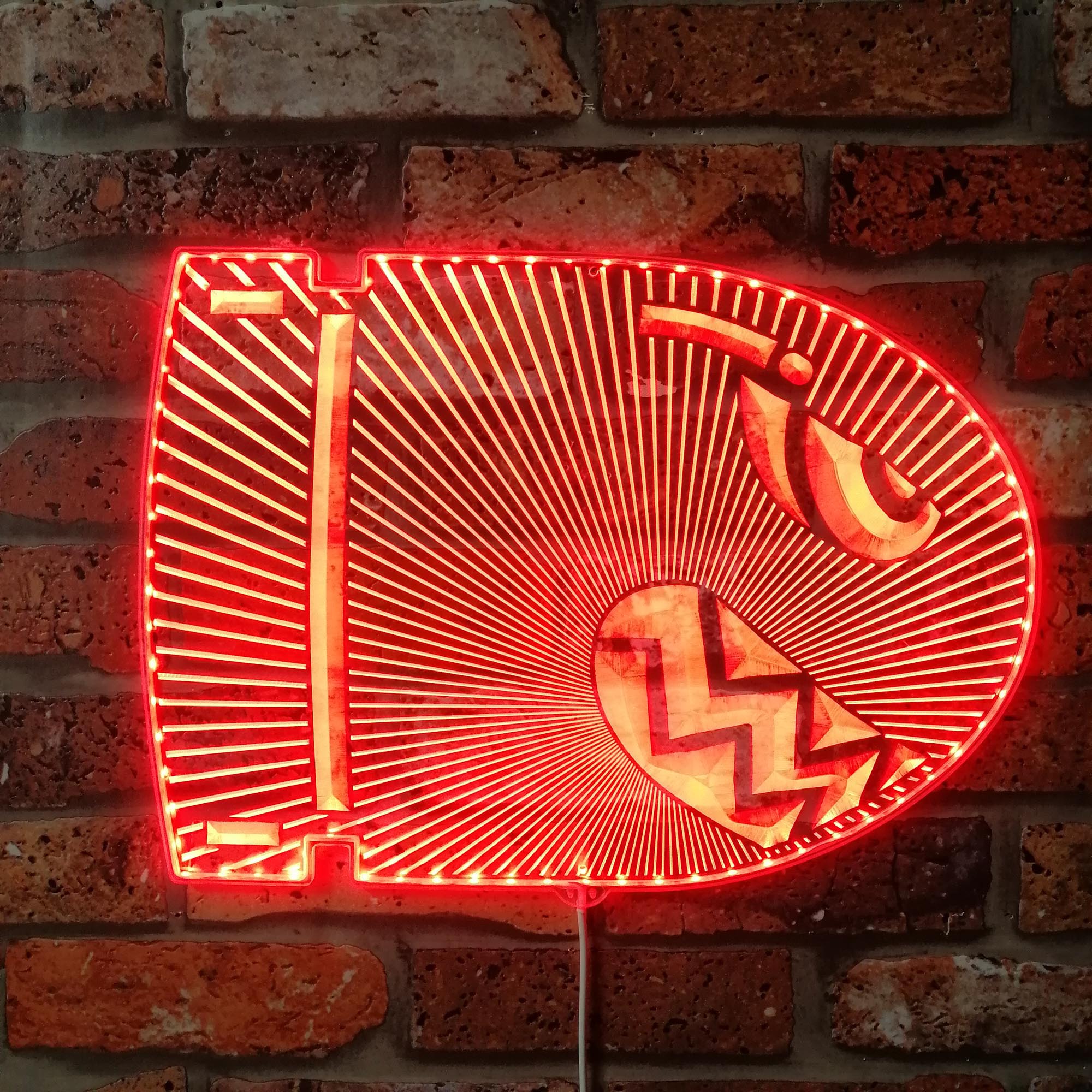 Super Mario Bullet Bill Dynamic RGB Edge Lit LED Sign