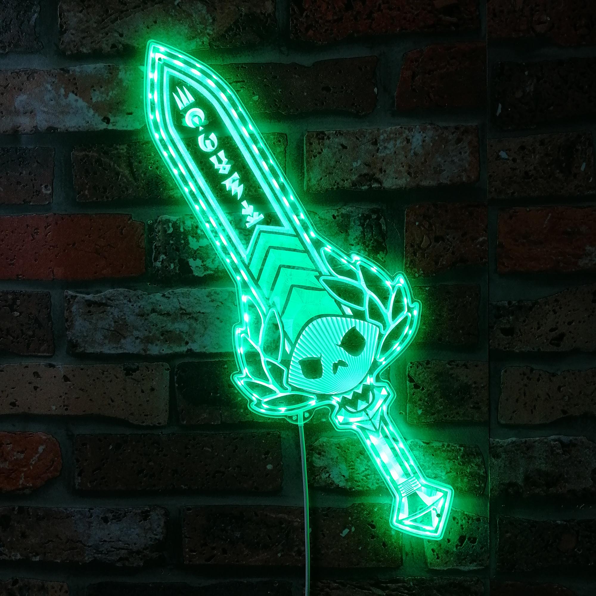 Hades Stygian Blade Neon-Like Dynamic RGB Edge Lit LED Sign