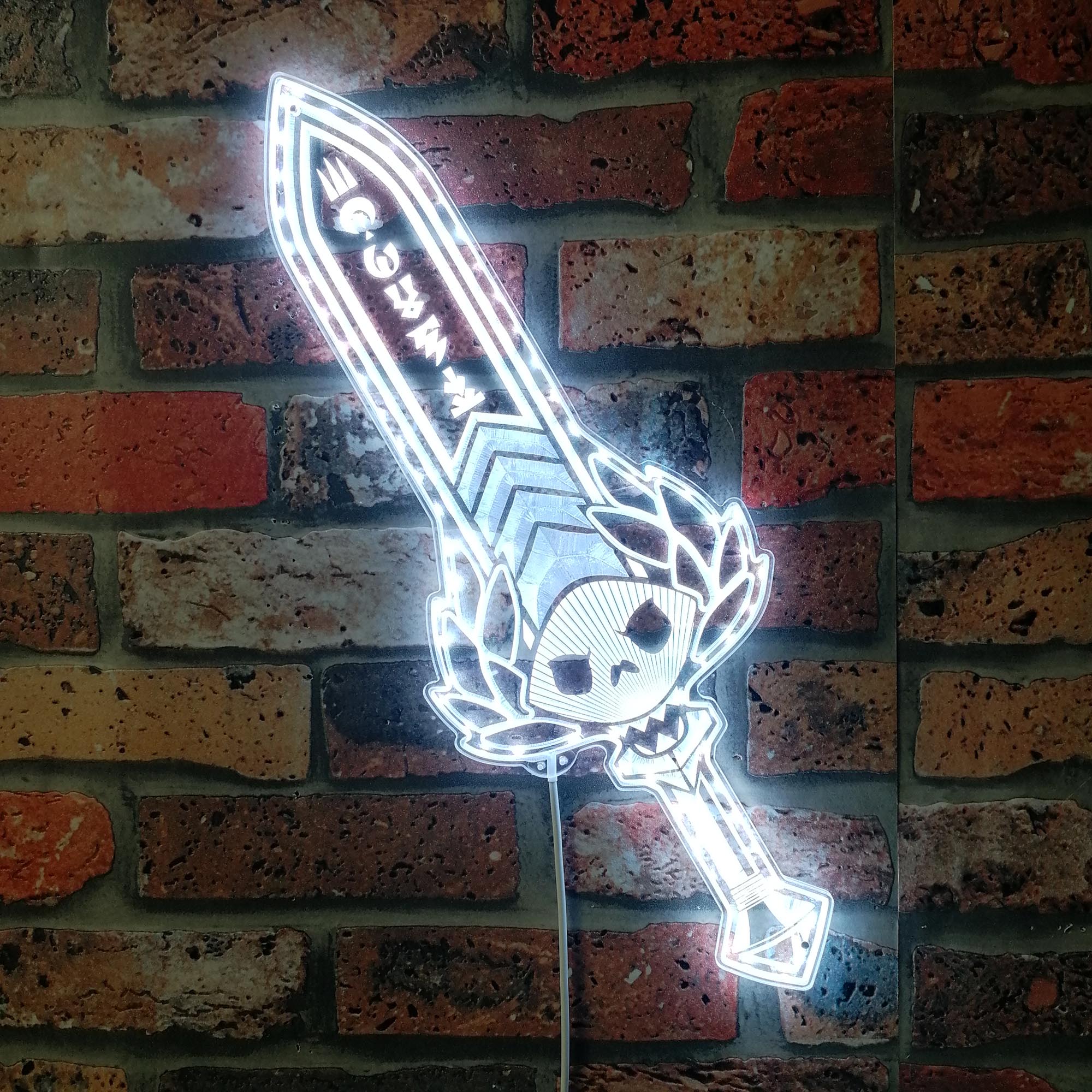 Hades Stygian Blade Neon-Like Dynamic RGB Edge Lit LED Sign