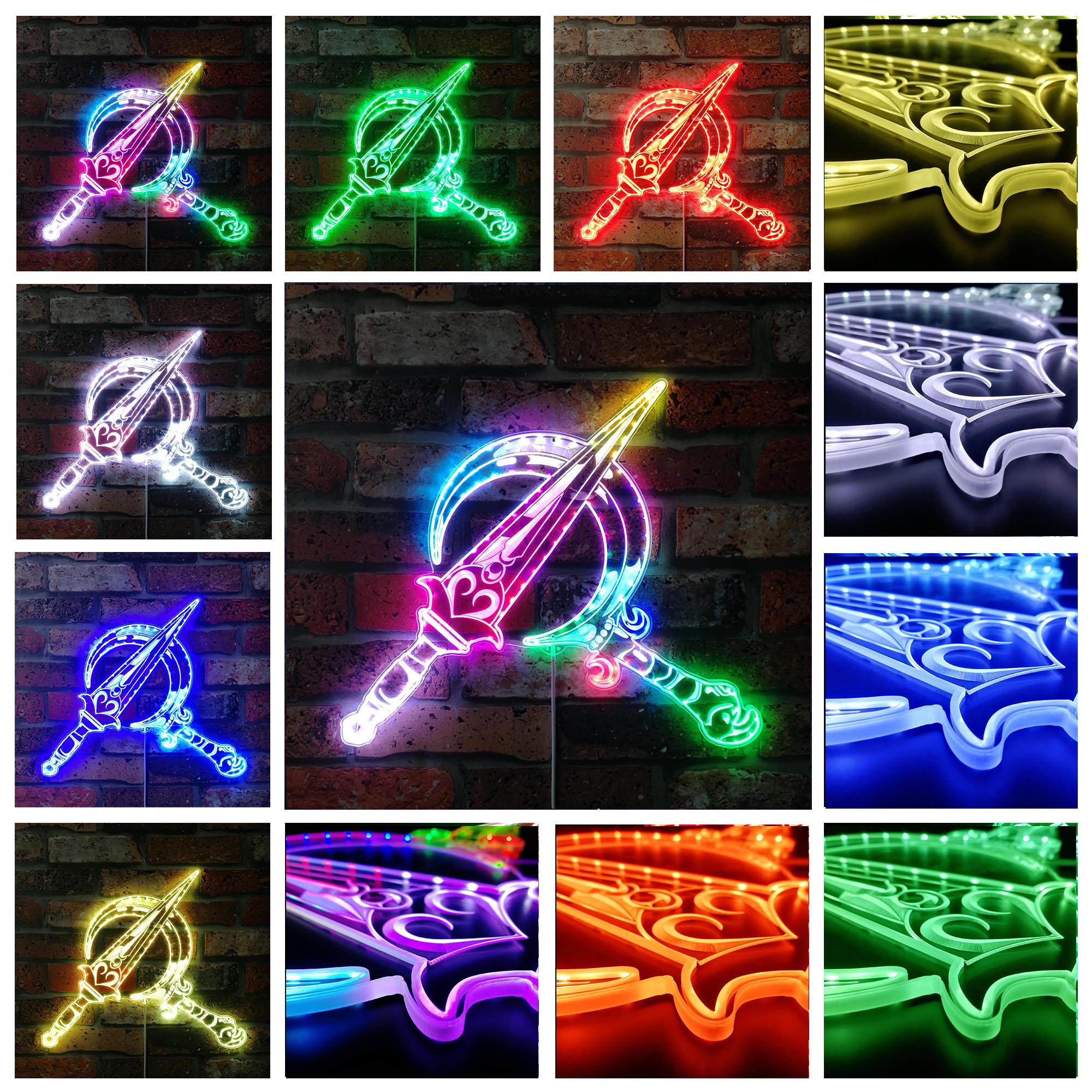 Hades 2 Dynamic RGB Edge Lit LED Sign