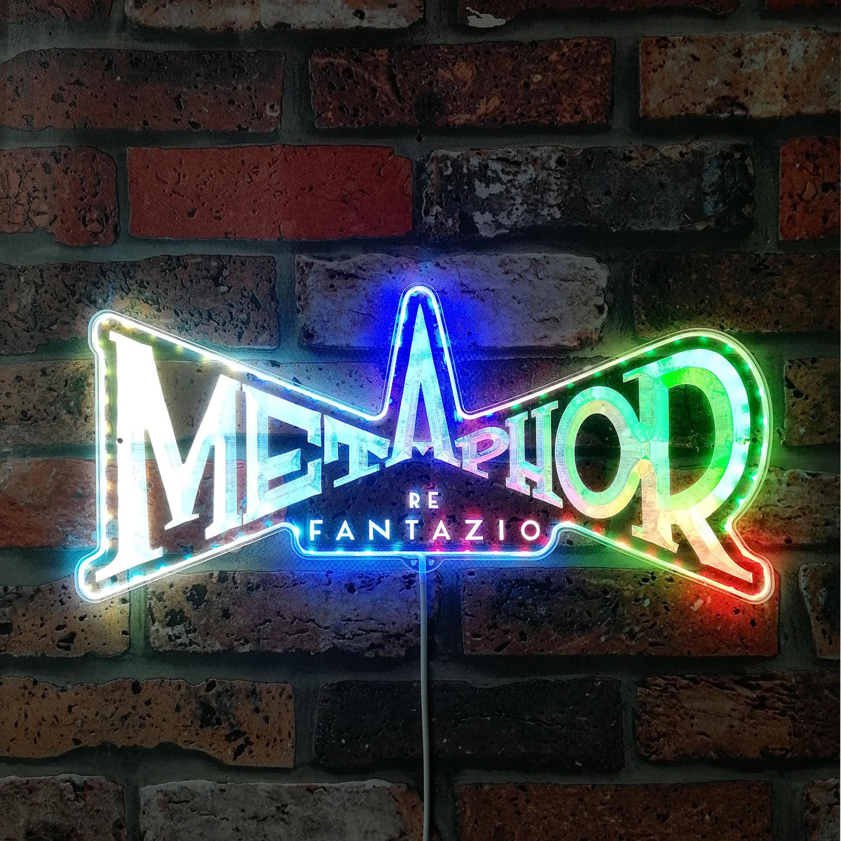 Metaphor Re Fantazio Dynamic RGB Edge Lit LED Sign | PROLEDSIGN
