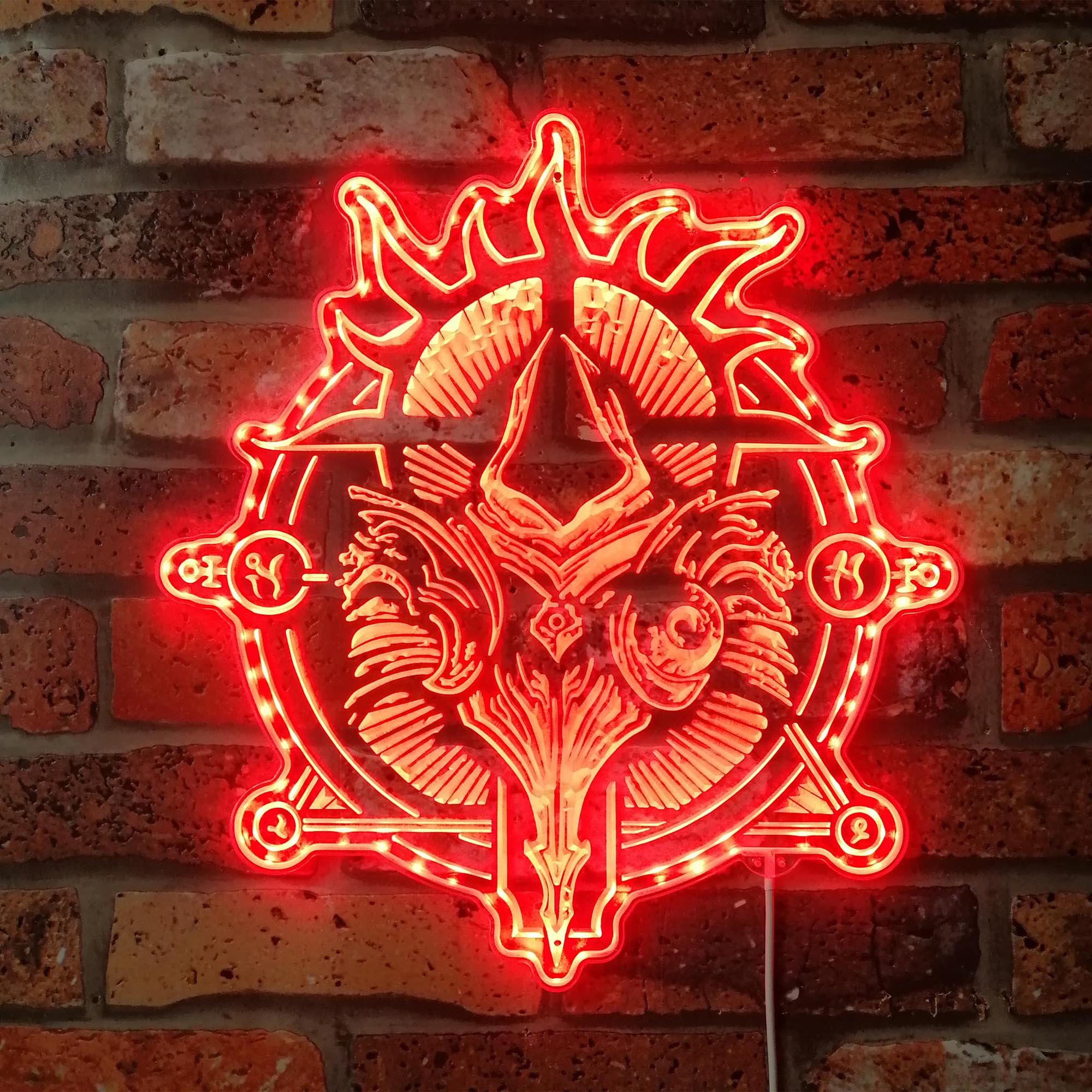 Diablo 4 Dynamic RGB Edge Lit LED Sign