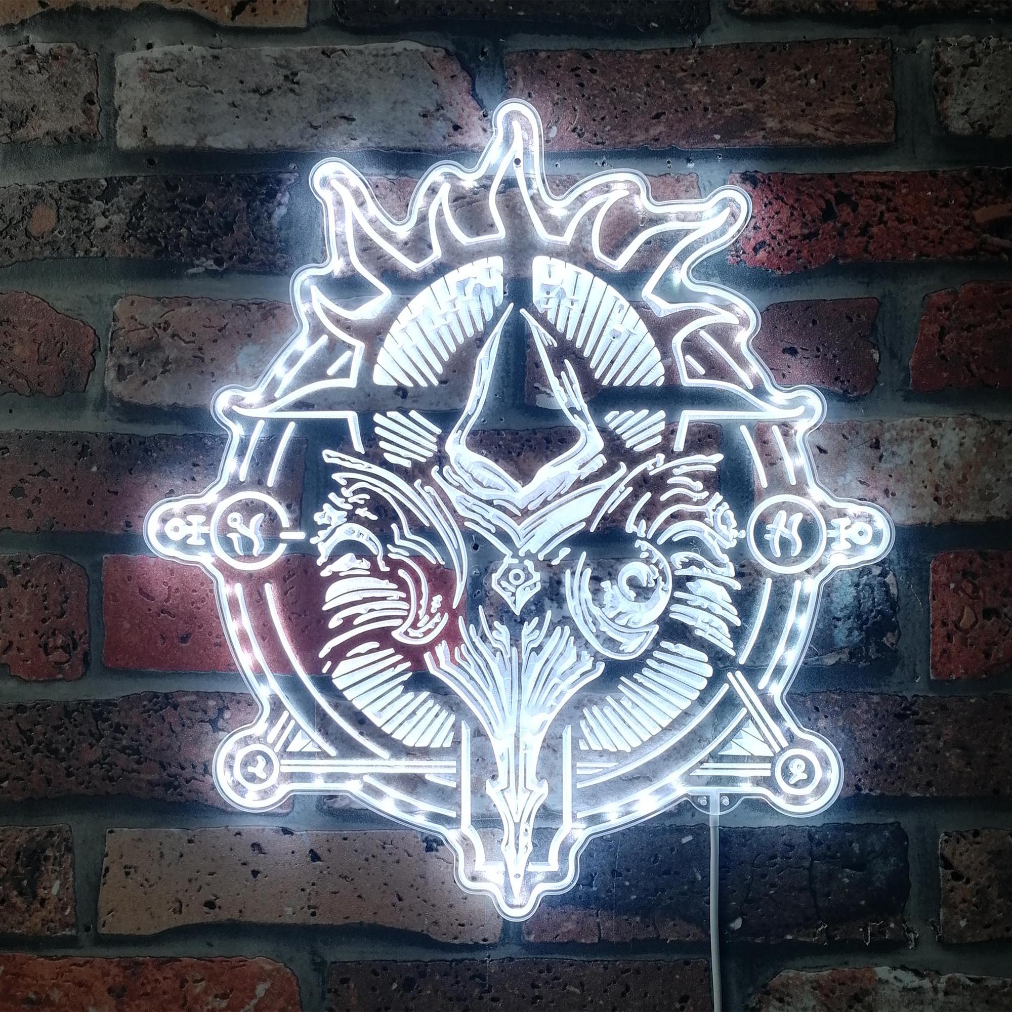 Diablo 4 Dynamic RGB Edge Lit LED Sign