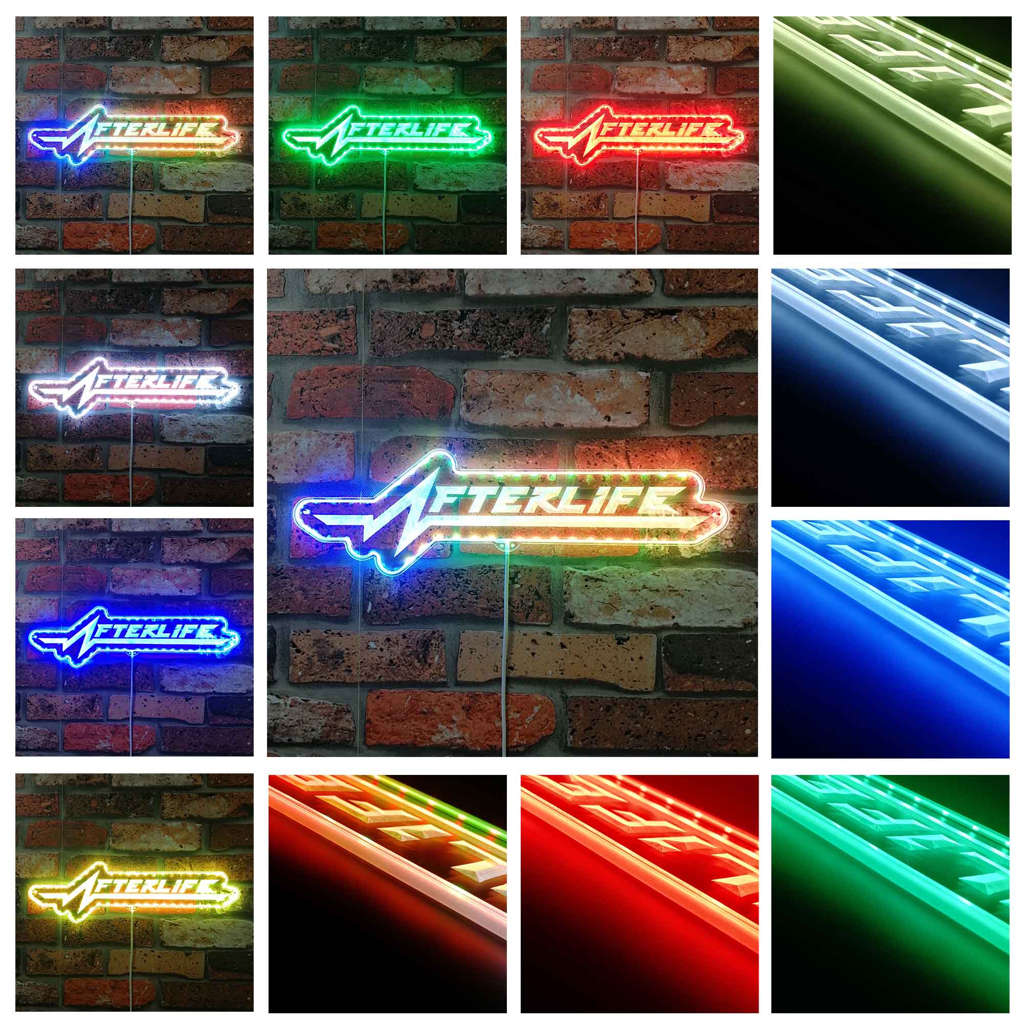 Cyberpunk 2077 Afterlife Neon RGB Edge Lit LED Sign