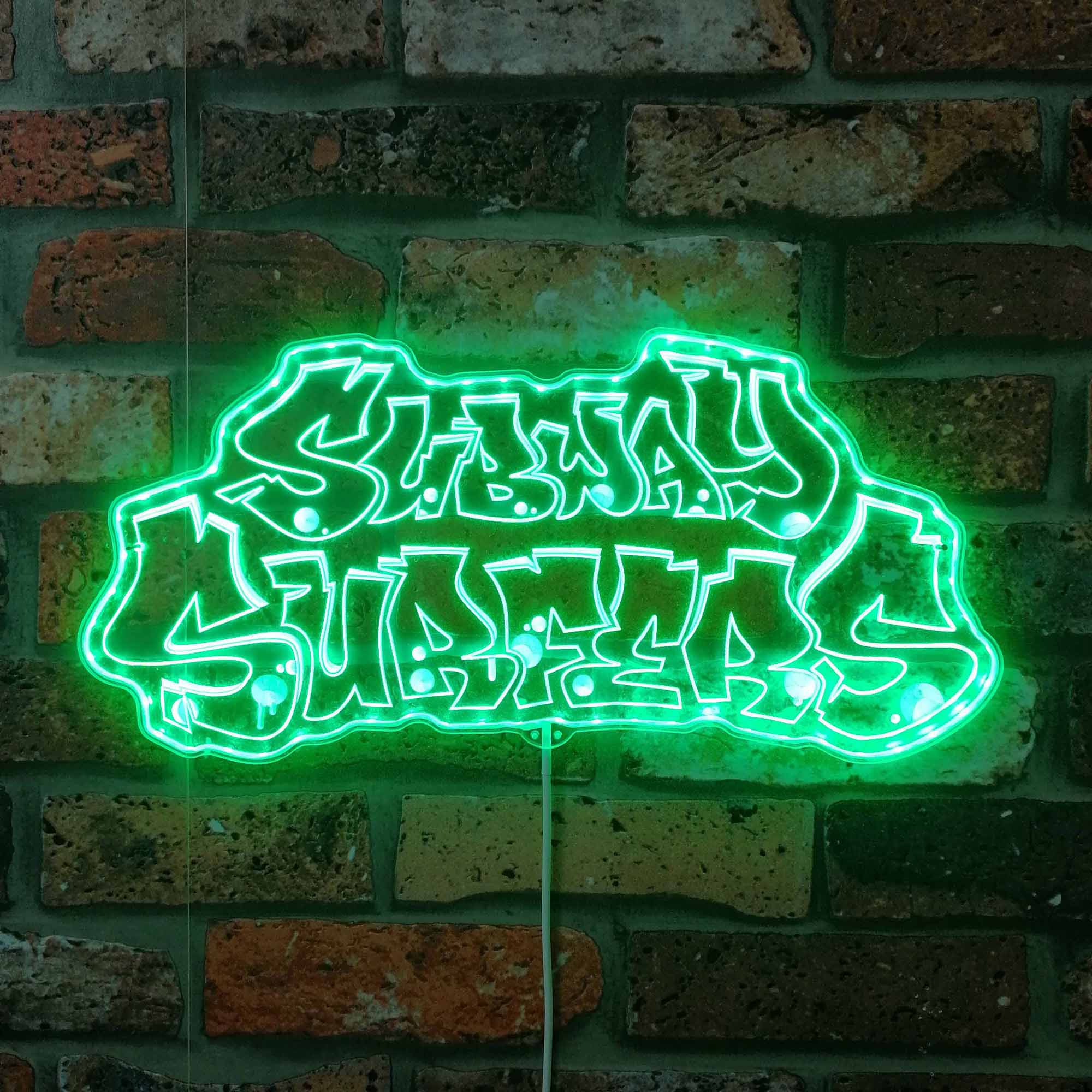 Subway Surfers Dynamic RGB Edge Lit LED Sign