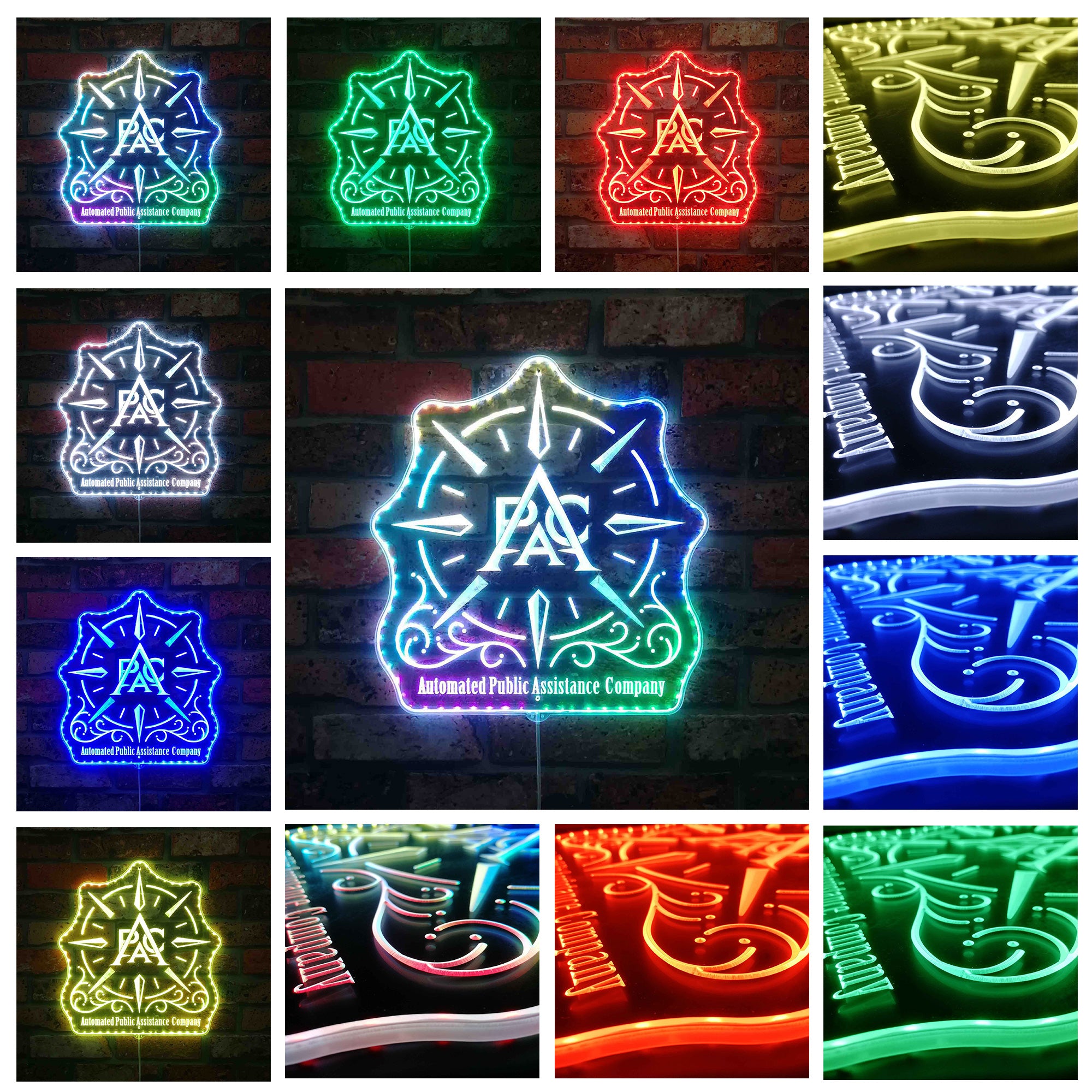 Death Stranding 2 Apac Neon LED Sign with Dynamic RGB Colors