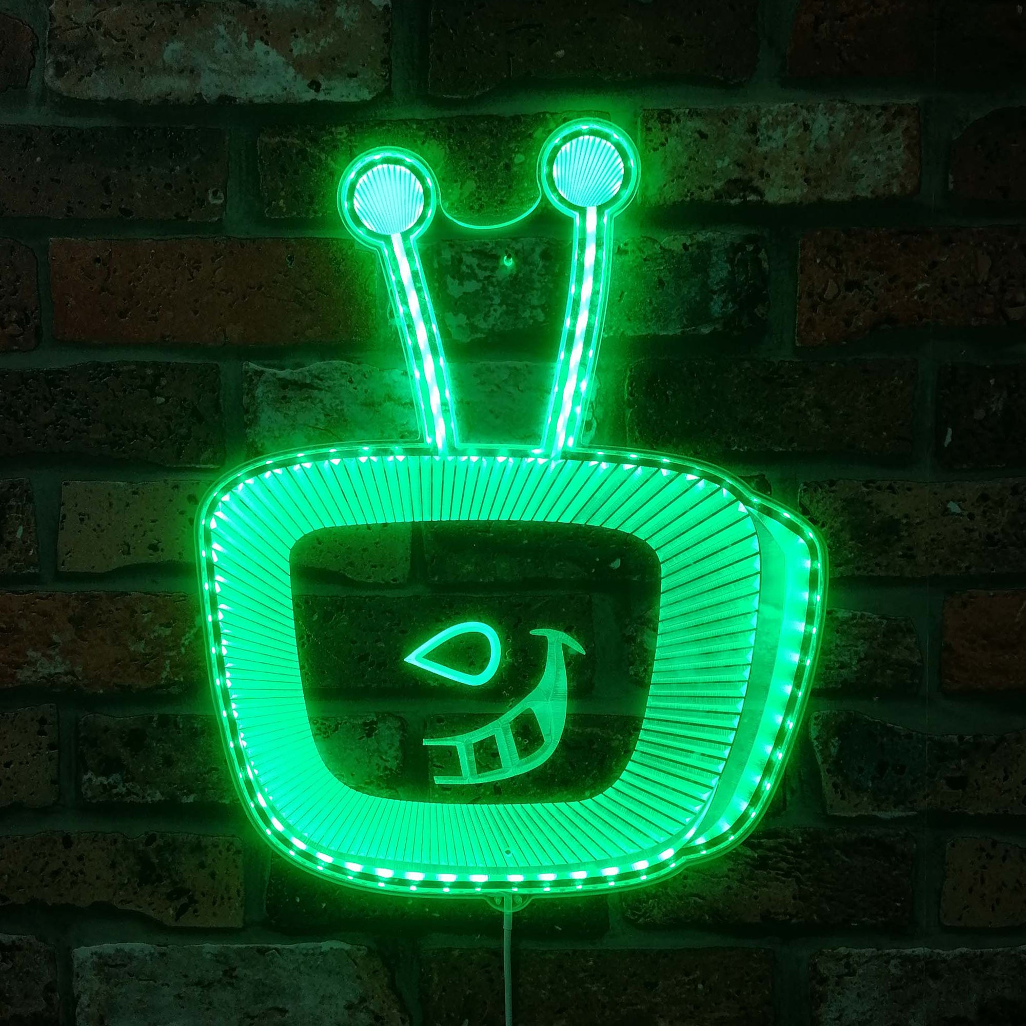 Tenna Deltarune Dynamic RGB Edge Lit LED Sign | PROLEDSIGN