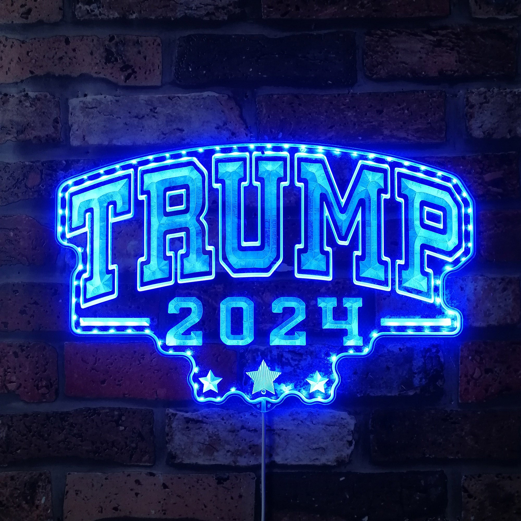 Trump 2024 Dynamic RGB Edge Lit LED Sign