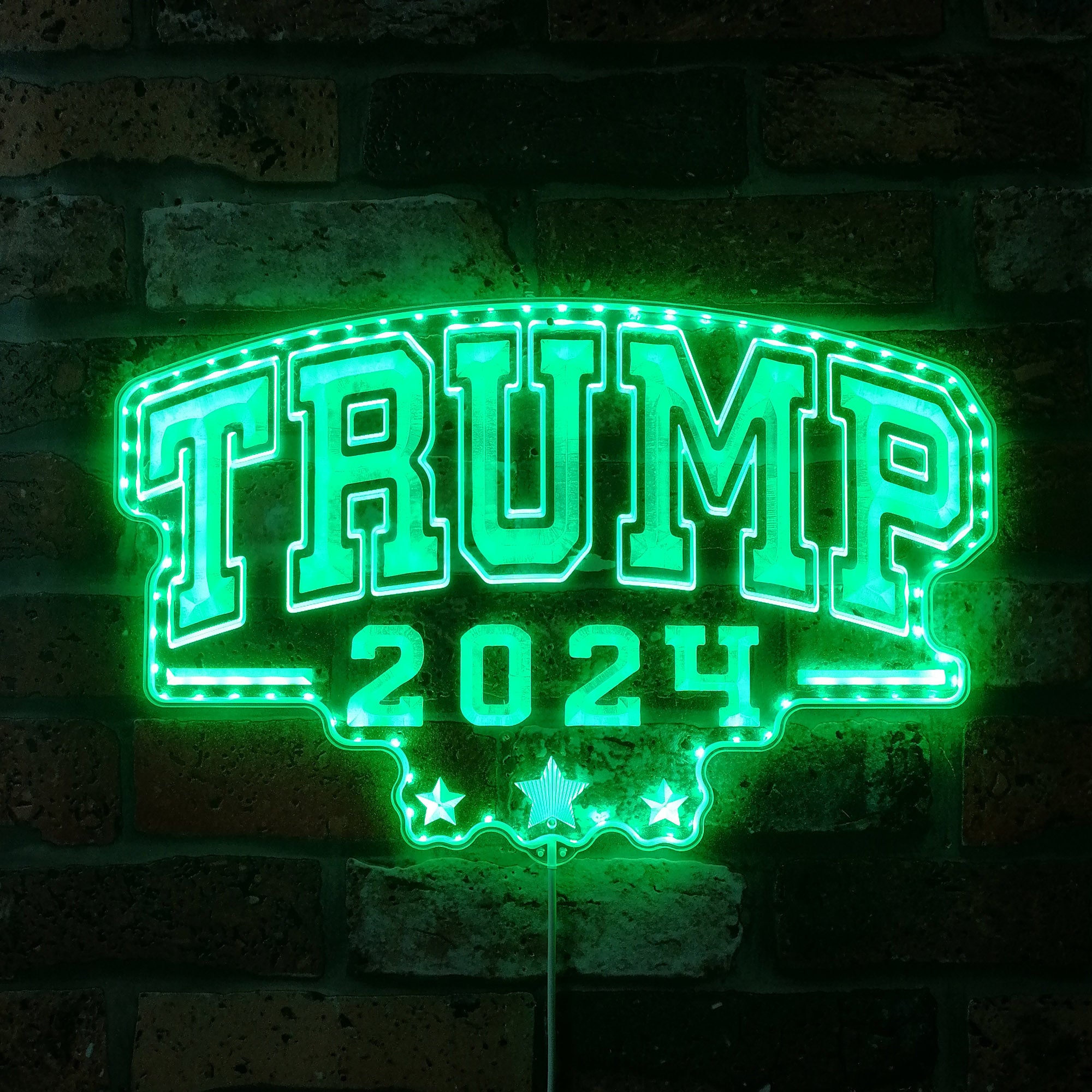 Trump 2024 Dynamic RGB Edge Lit LED Sign