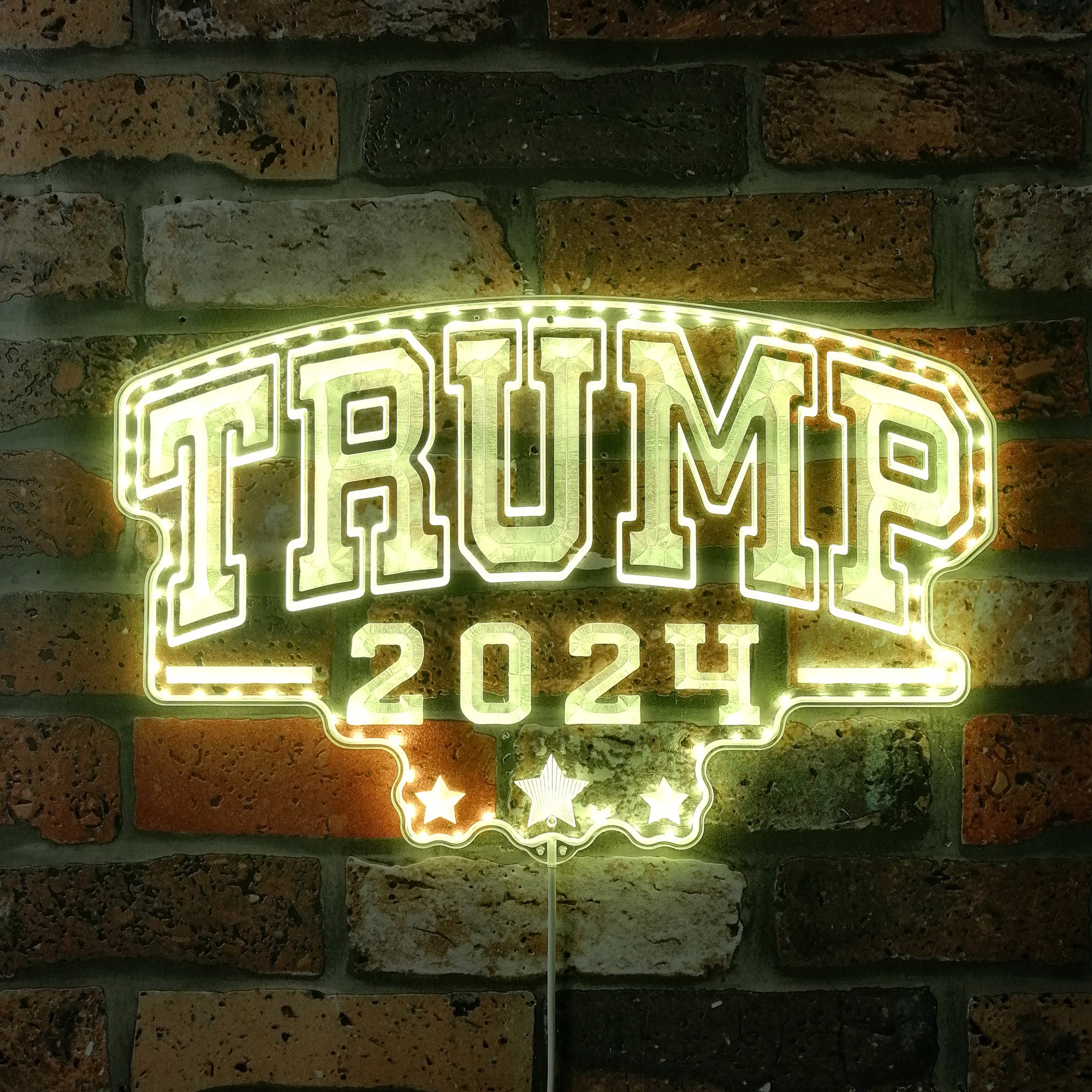 Trump 2024 Dynamic RGB Edge Lit LED Sign