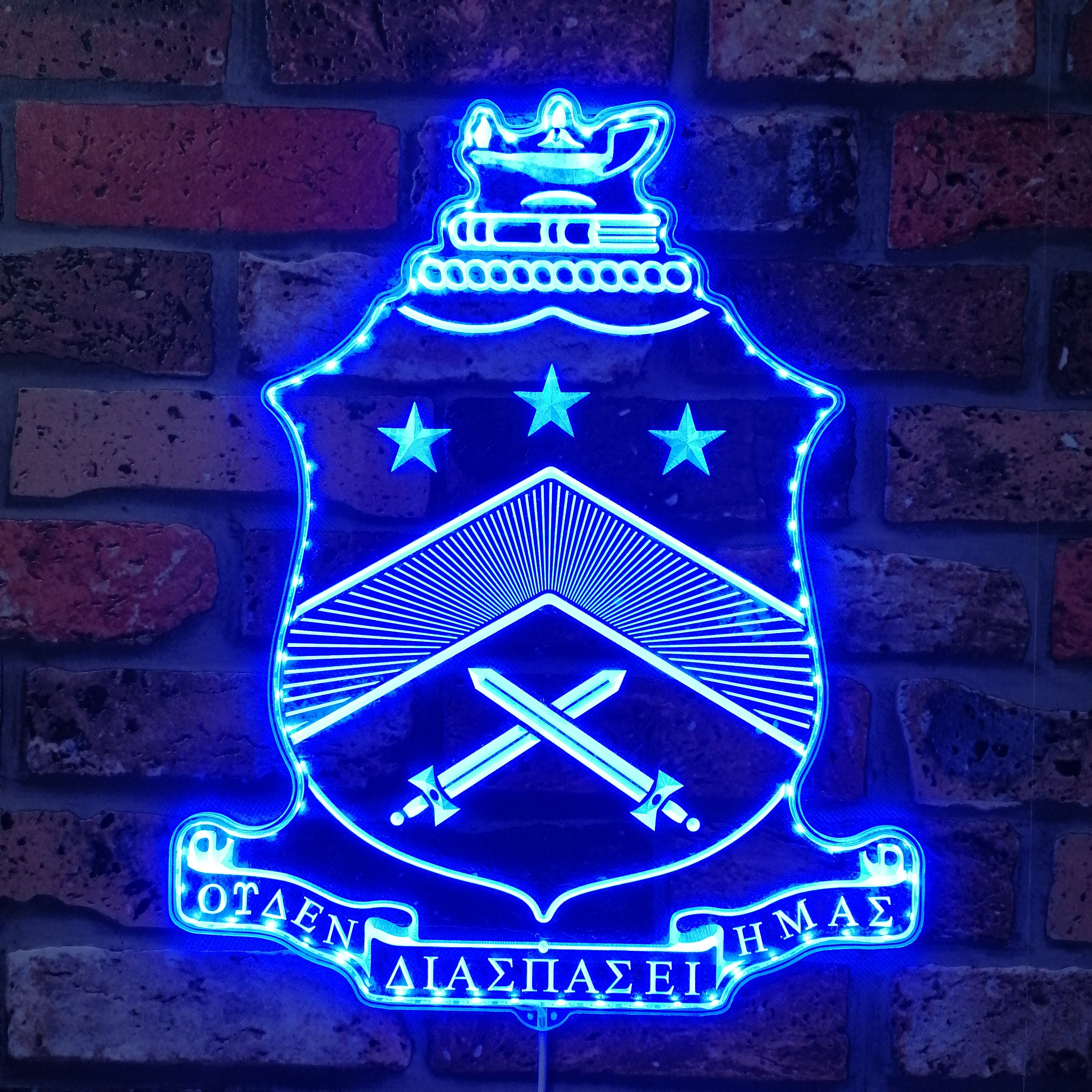 Pi Kappa Phi Fraternity Neon RGB Edge Lit LED Sign