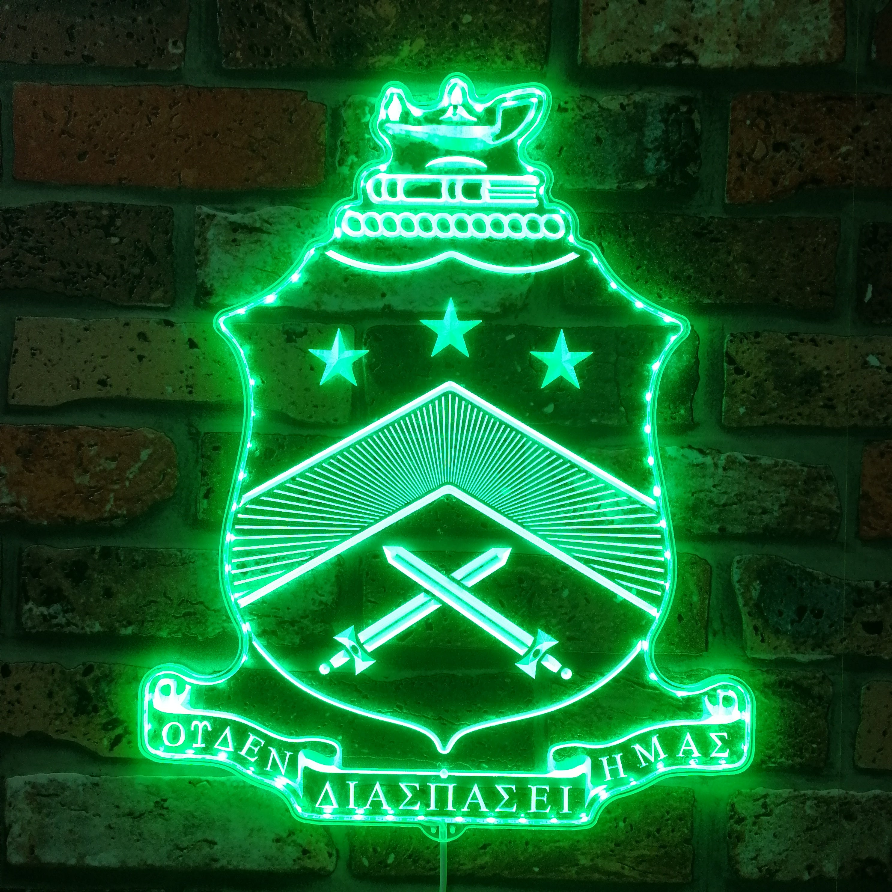 Pi Kappa Phi Fraternity Neon RGB Edge Lit LED Sign