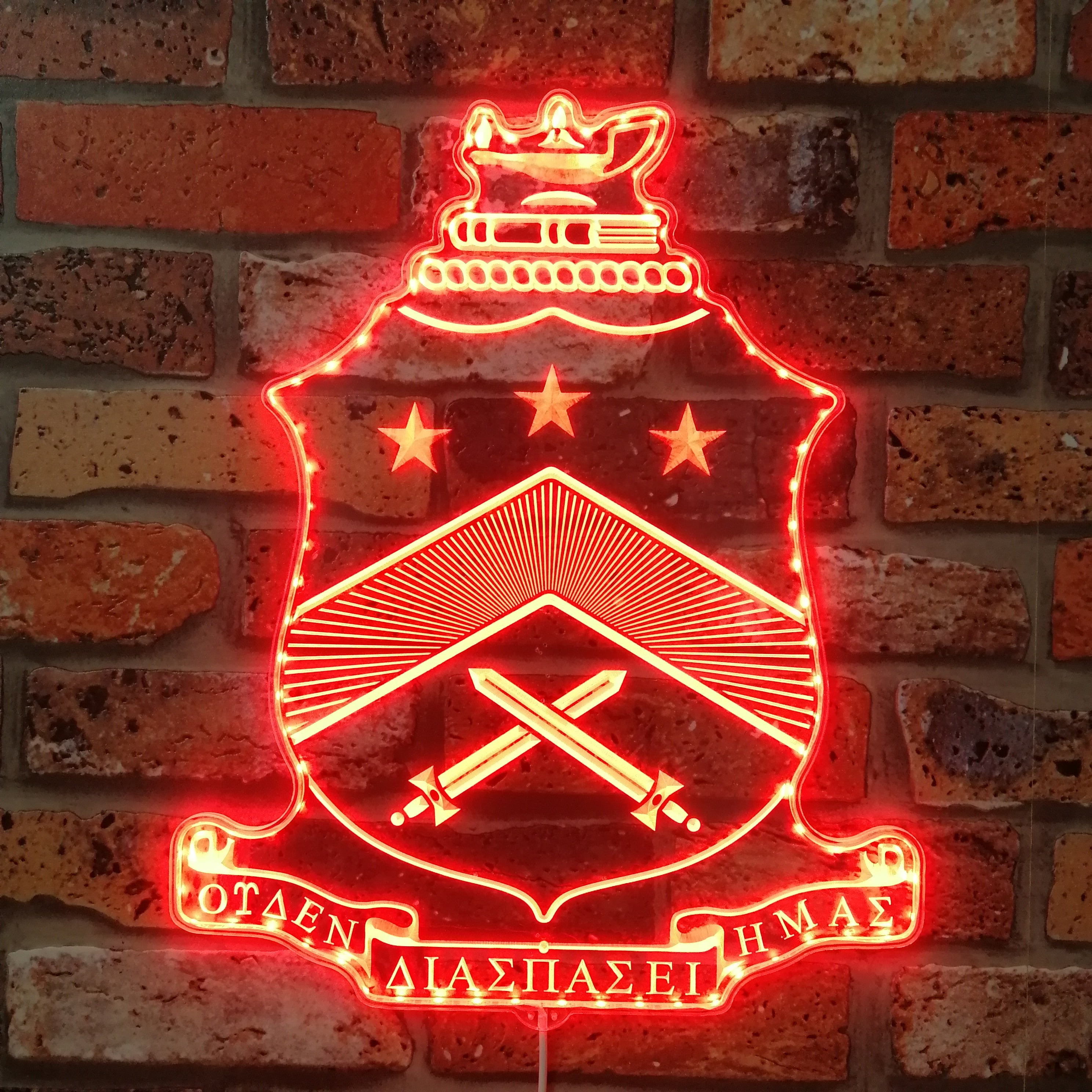 Pi Kappa Phi Fraternity Neon RGB Edge Lit LED Sign