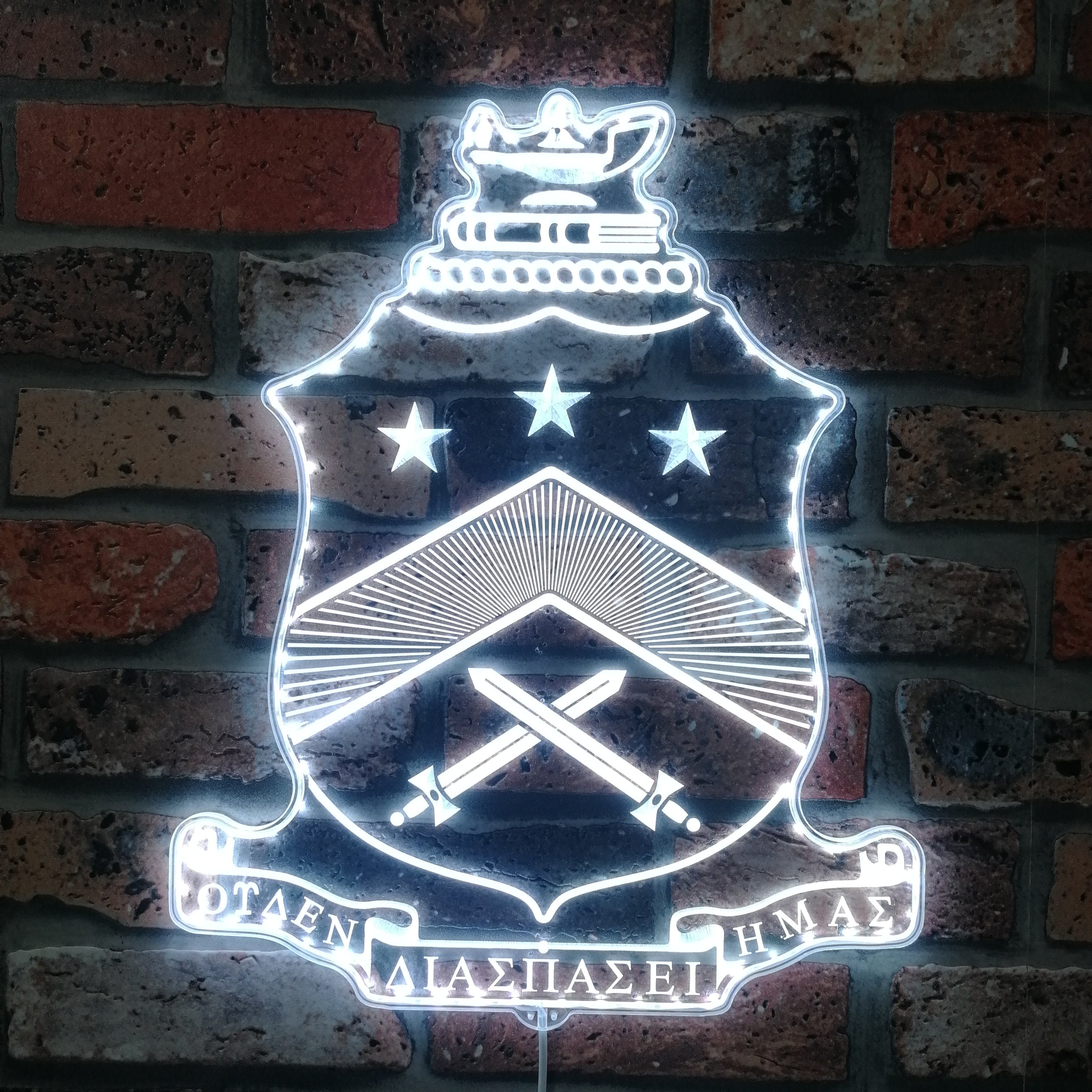 Pi Kappa Phi Fraternity Dynamic RGB Edge Lit LED Sign