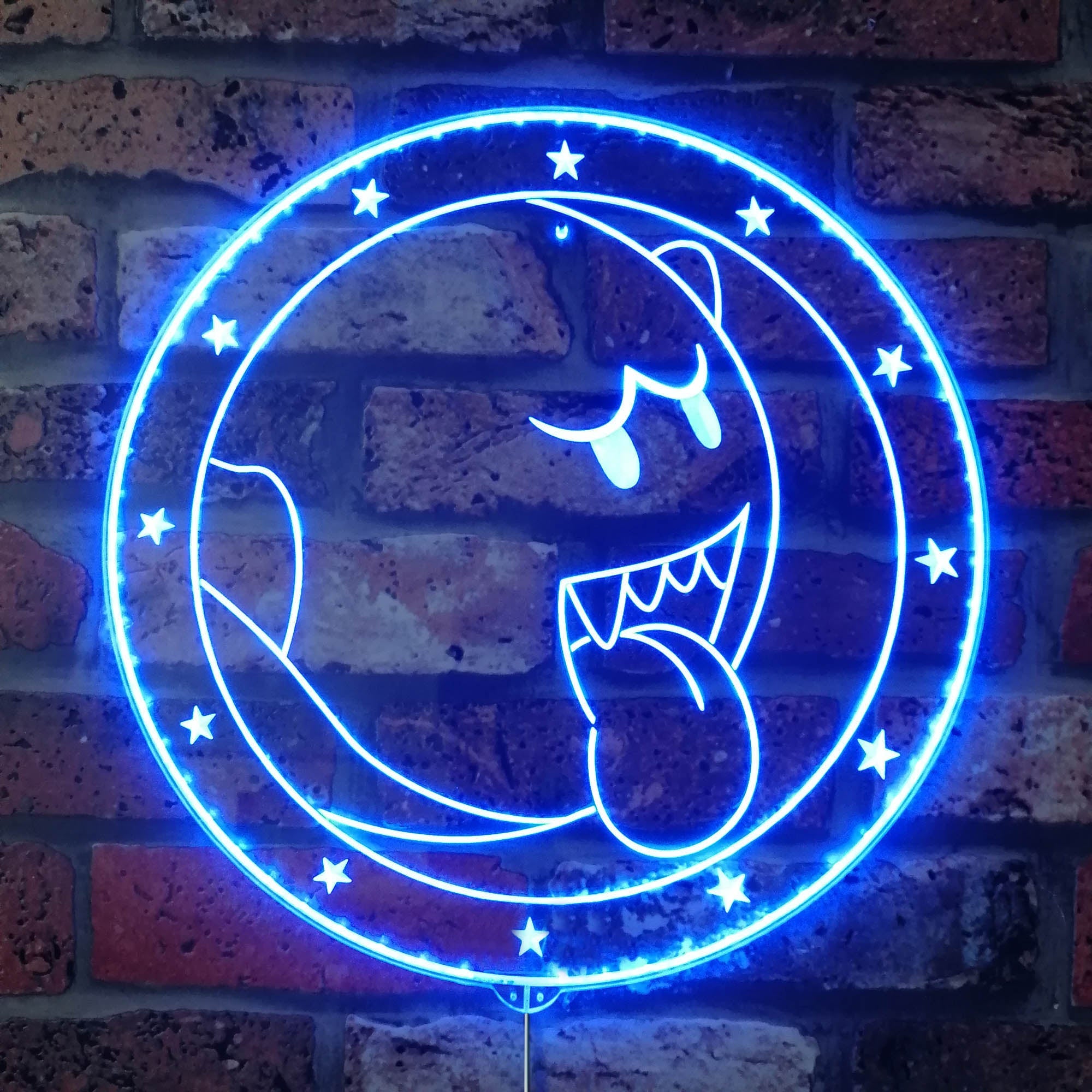 Super Mario Boo Dynamic RGB Edge Lit LED Sign