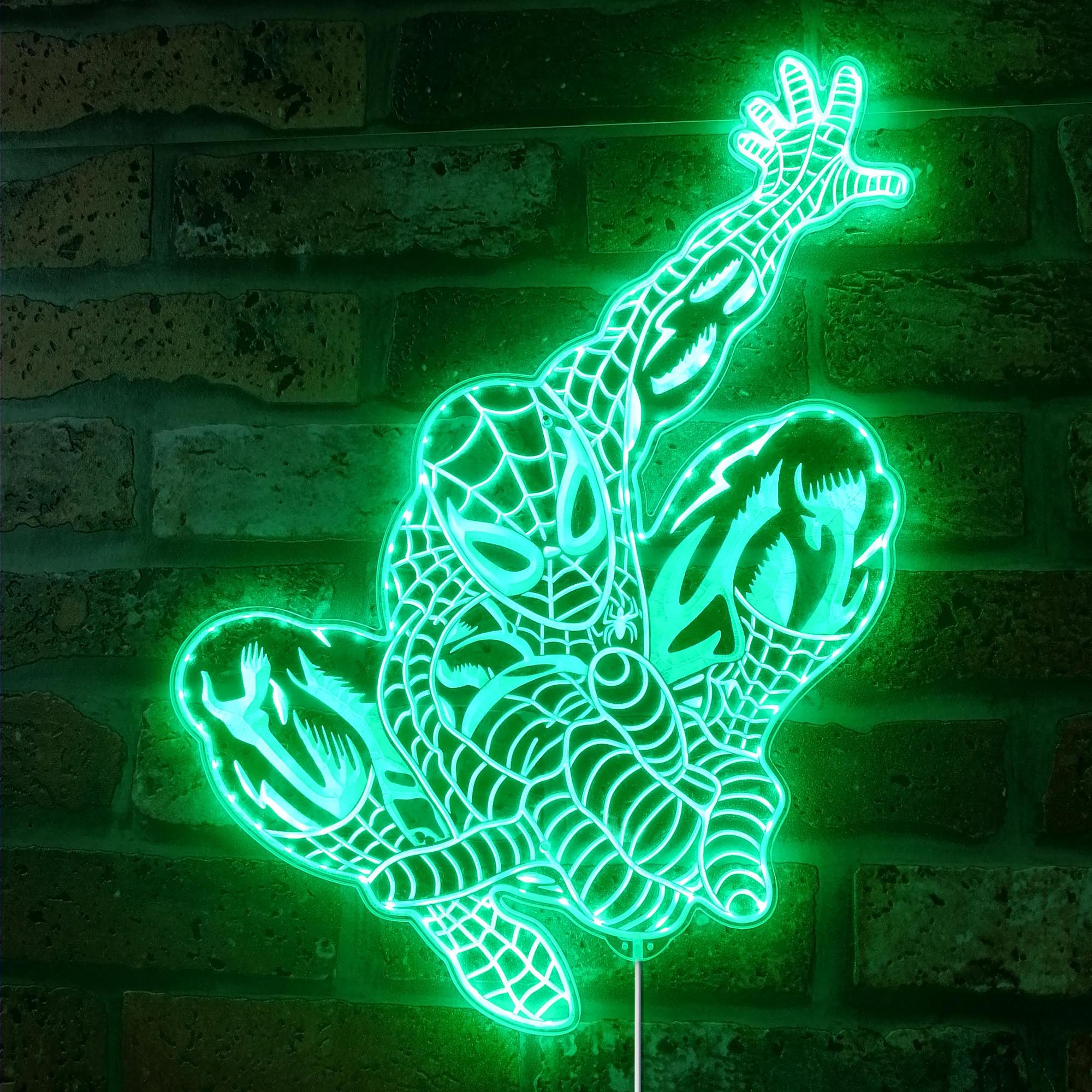 Spider Man Marvels Dynamic RGB Edge Lit LED Sign