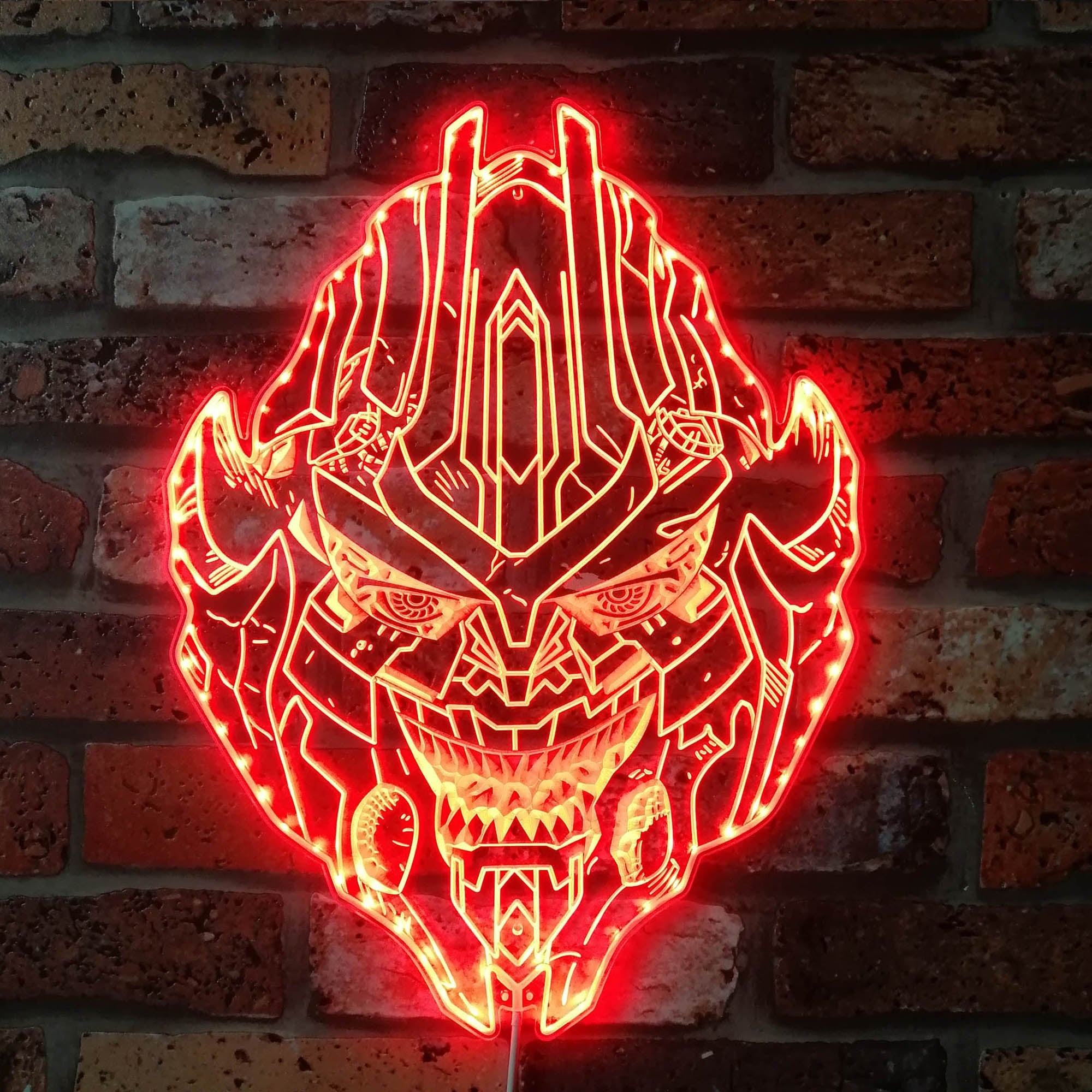 Transformers Decepticon Dynamic RGB Edge Lit LED Sign