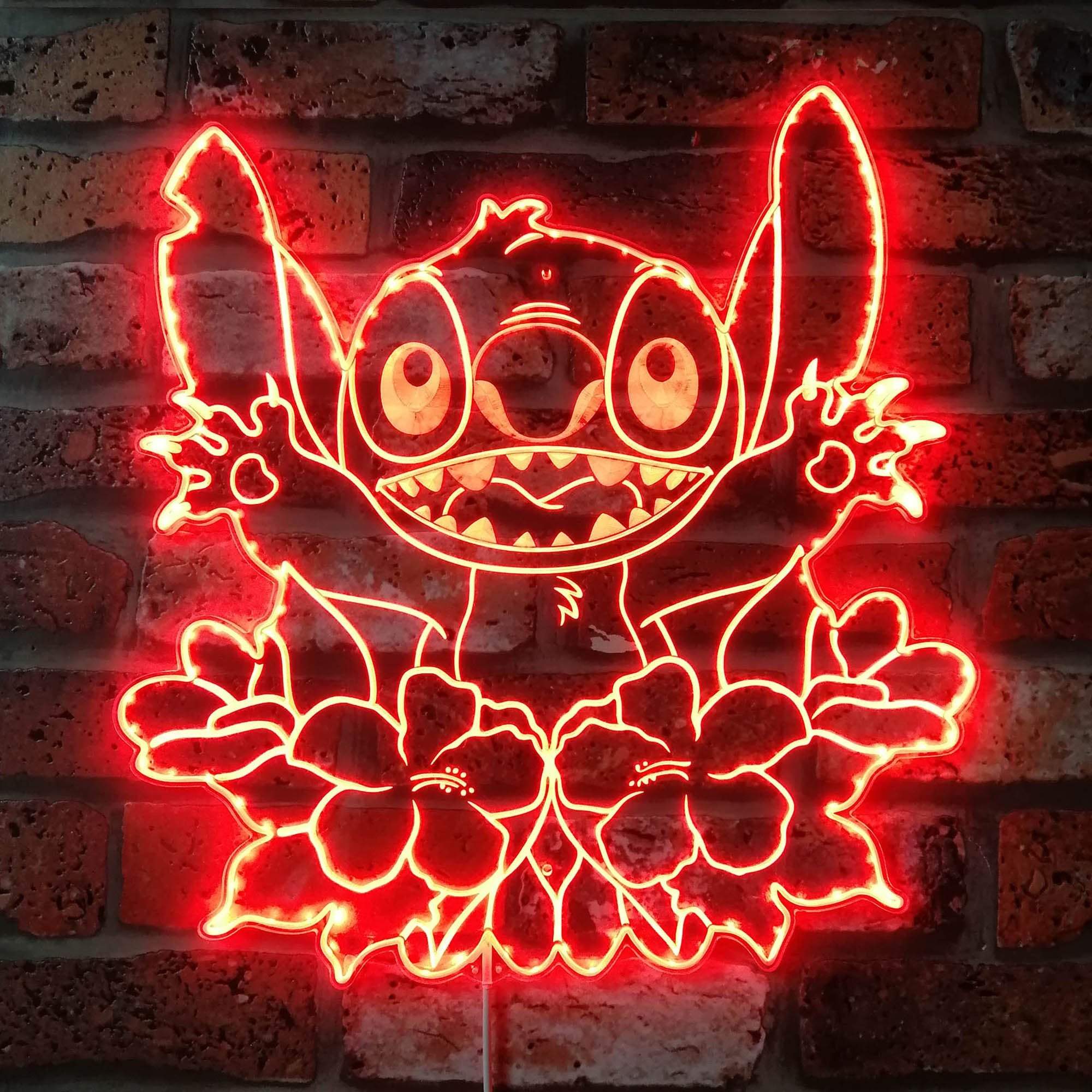 Stitch Dynamic RGB Edge Lit LED Sign