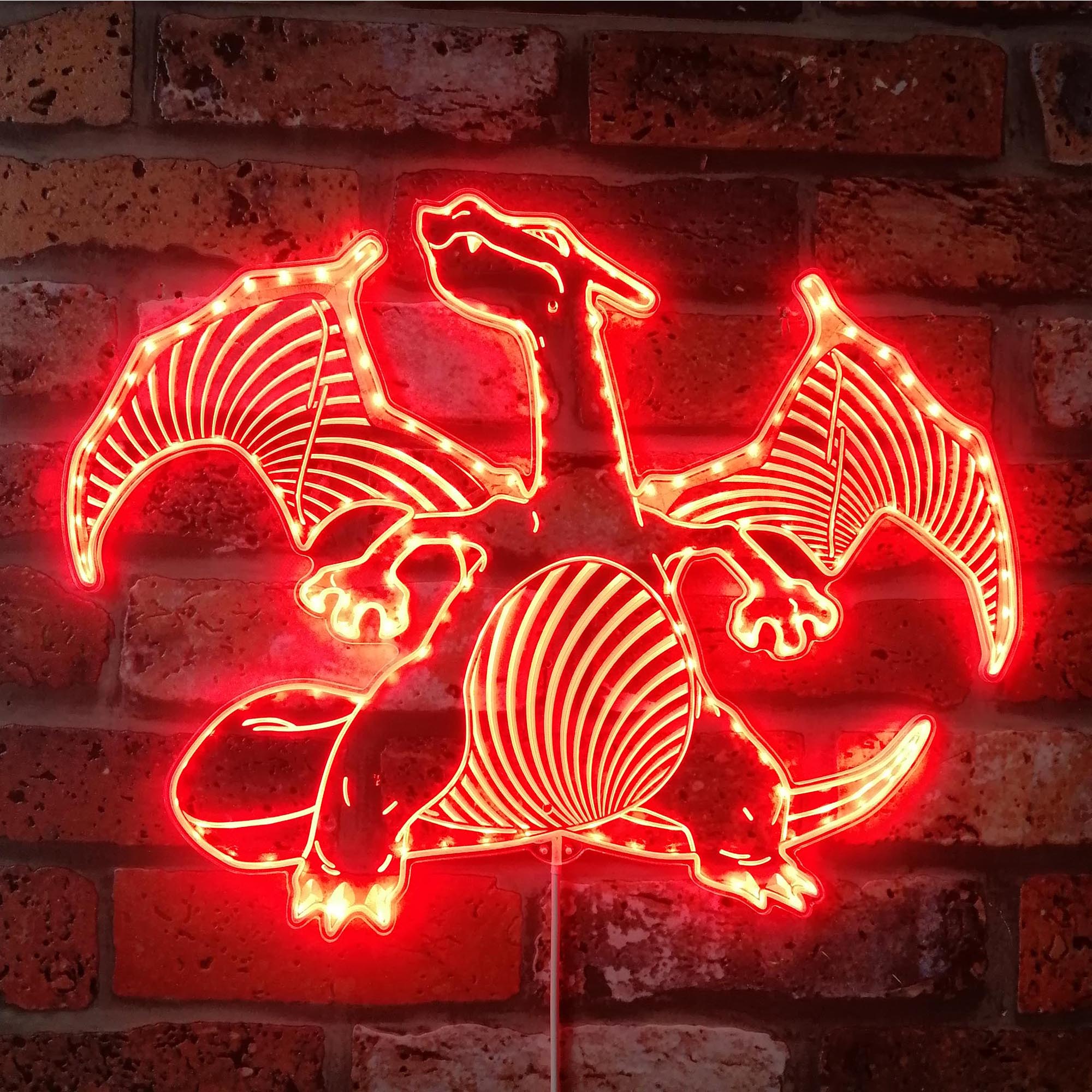 Charizard Neon RGB Edge Lit LED Sign