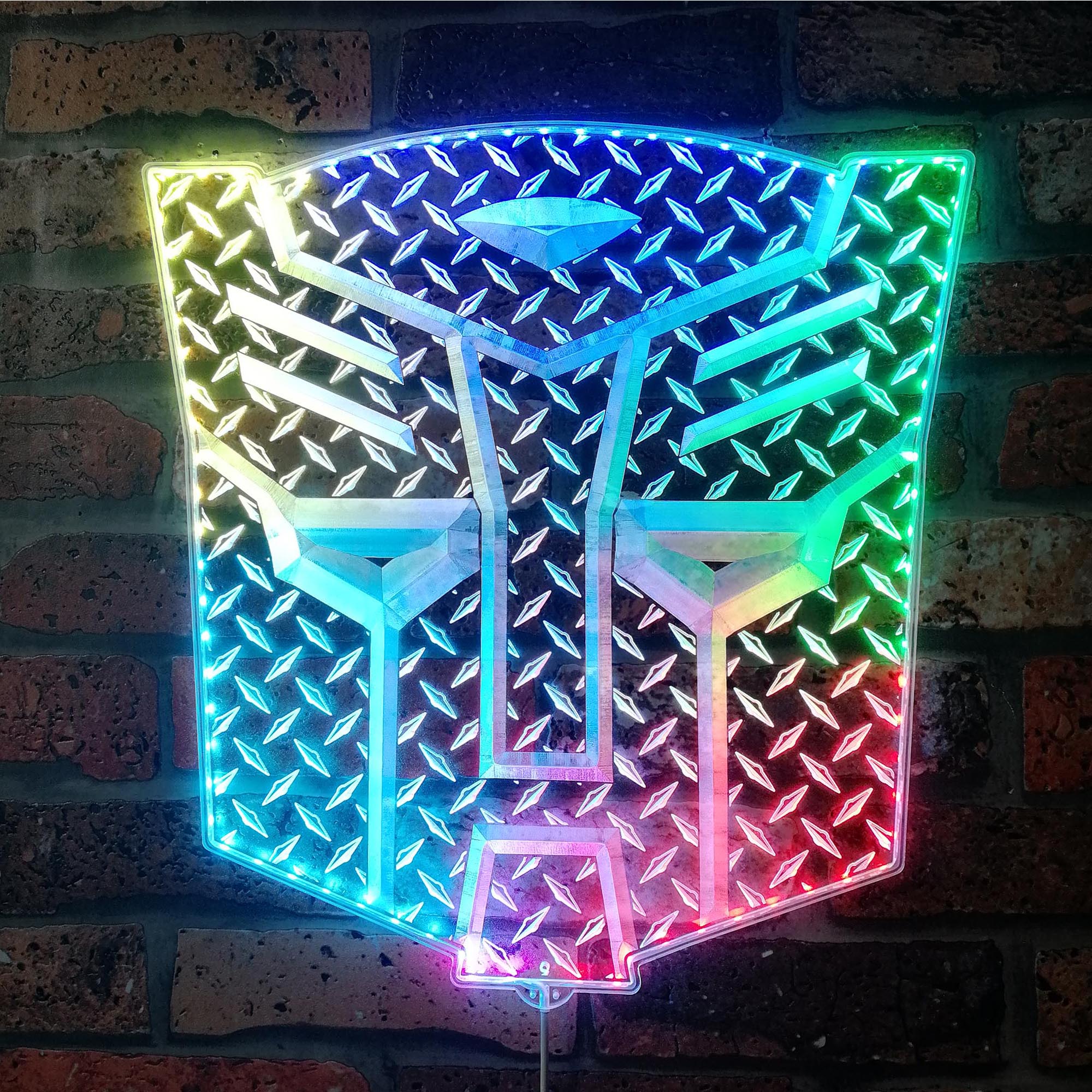 Transformers Dynamic RGB Edge Lit LED Sign