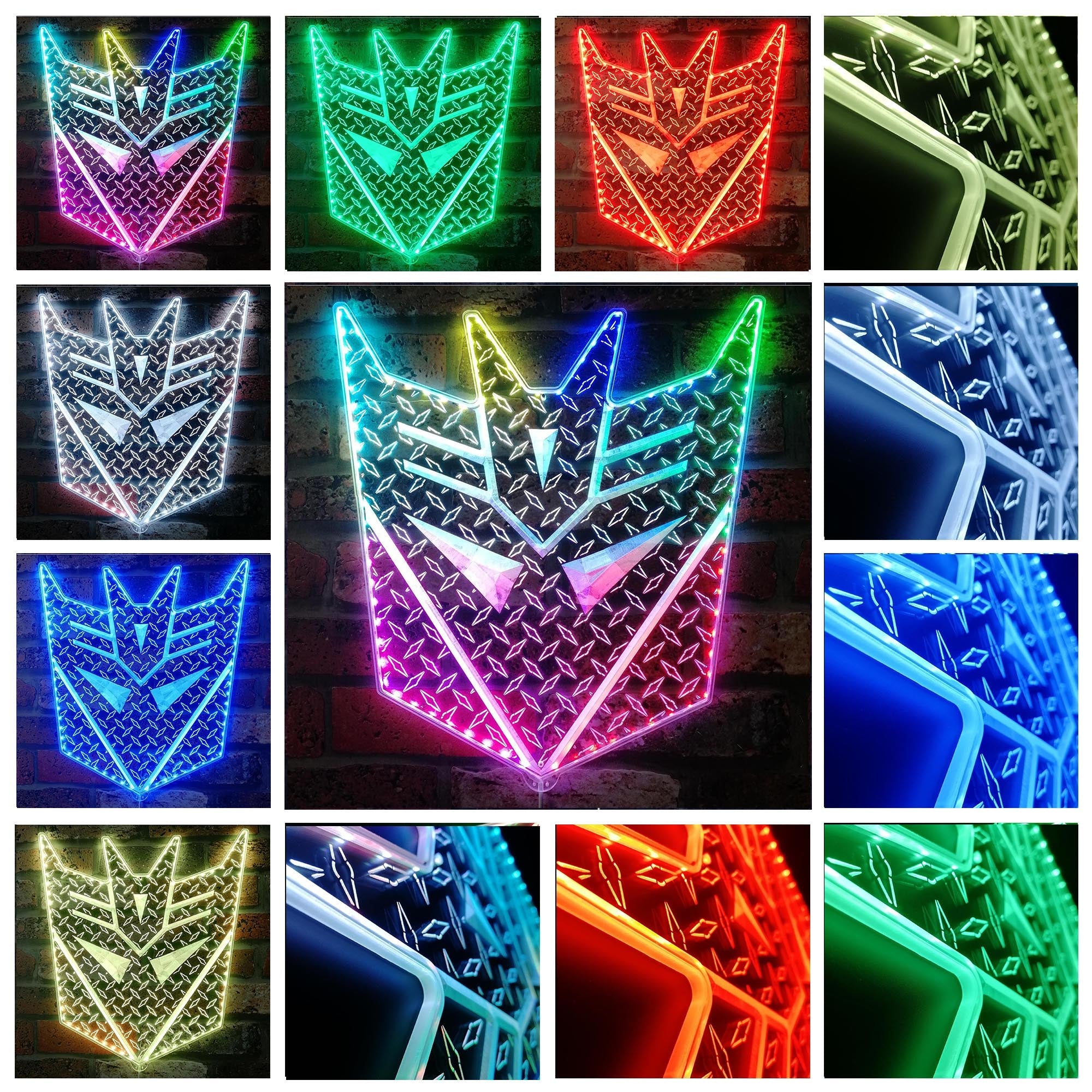 Transformers Dynamic RGB Edge Lit LED Sign