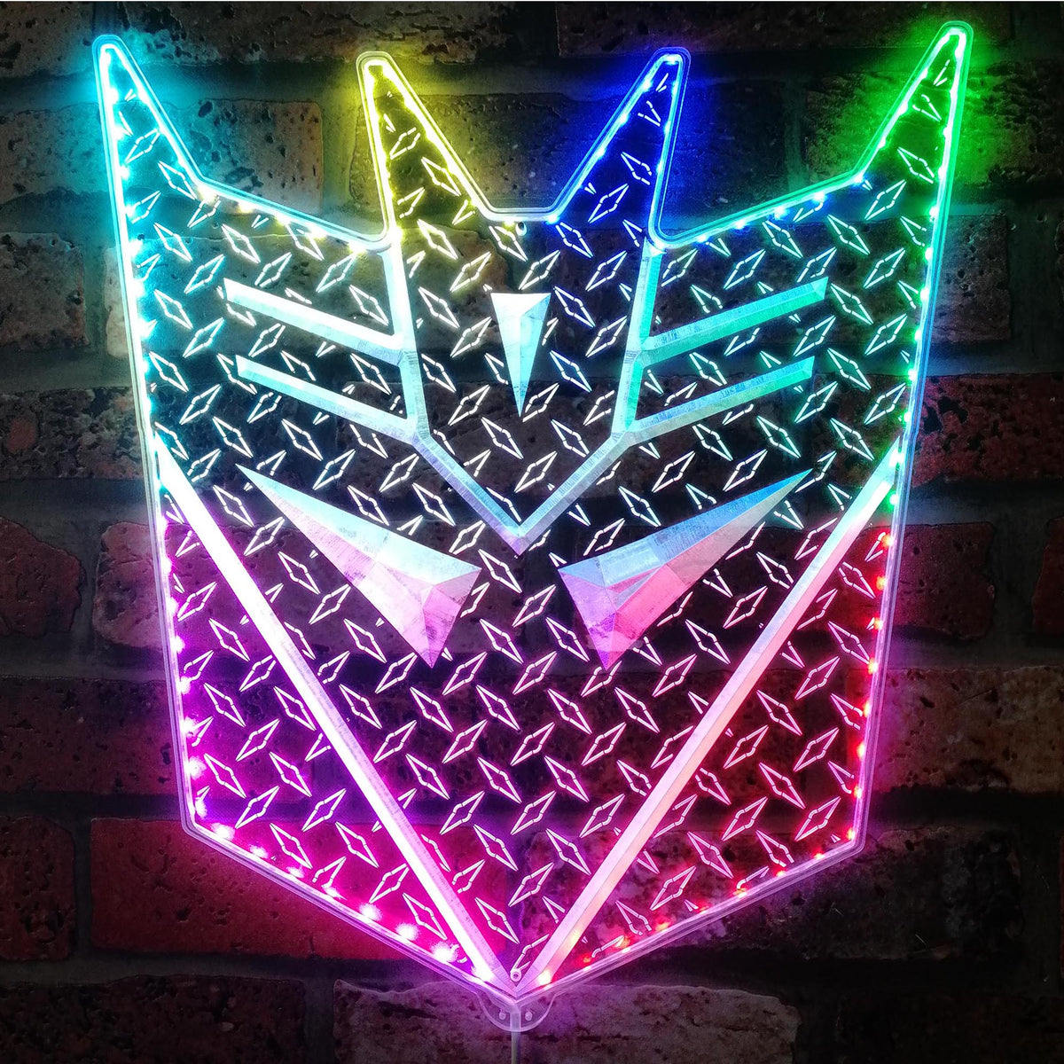 Transformers Dynamic RGB Edge Lit LED Sign | ledlabcave