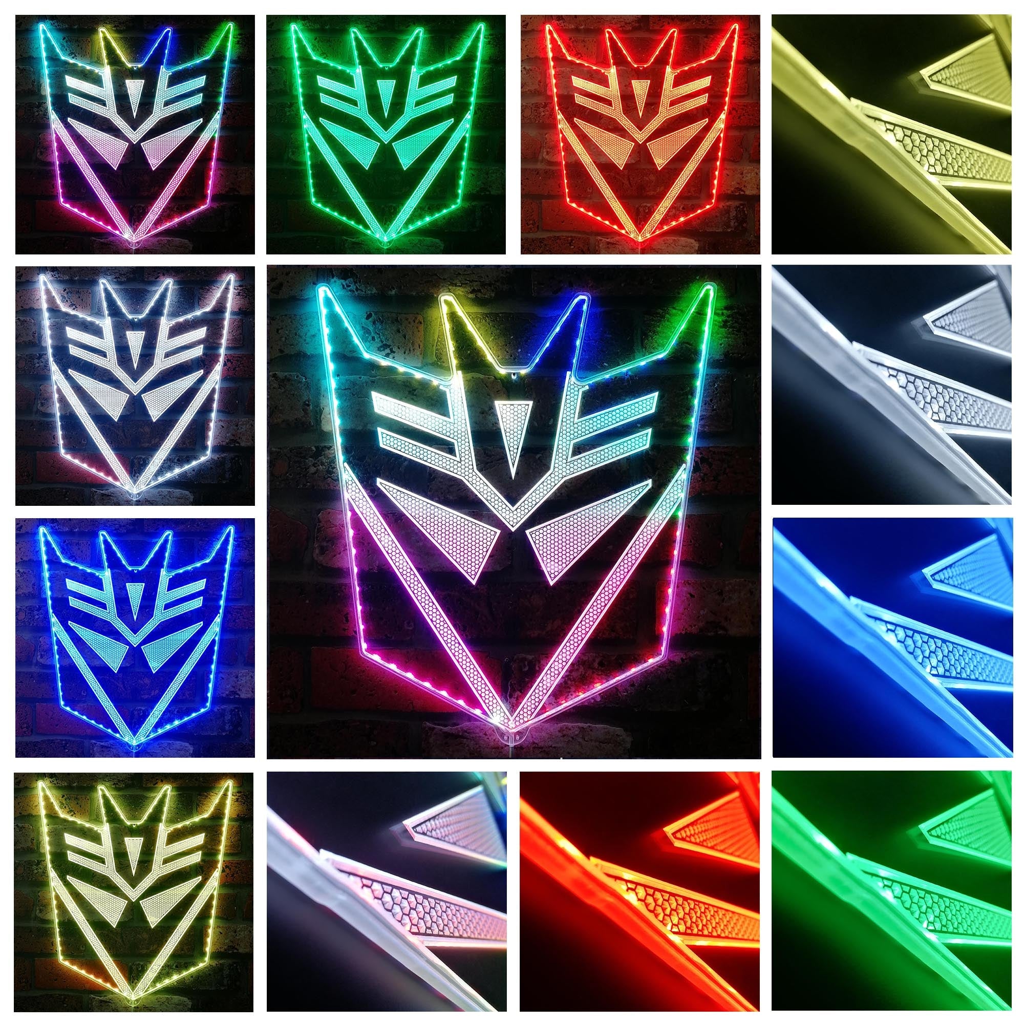 Transformers Dynamic RGB Edge Lit LED Sign