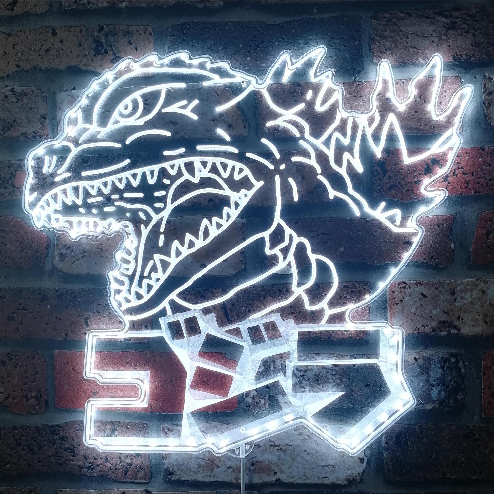 Godzilla Dynamic RGB Edge Lit LED Sign