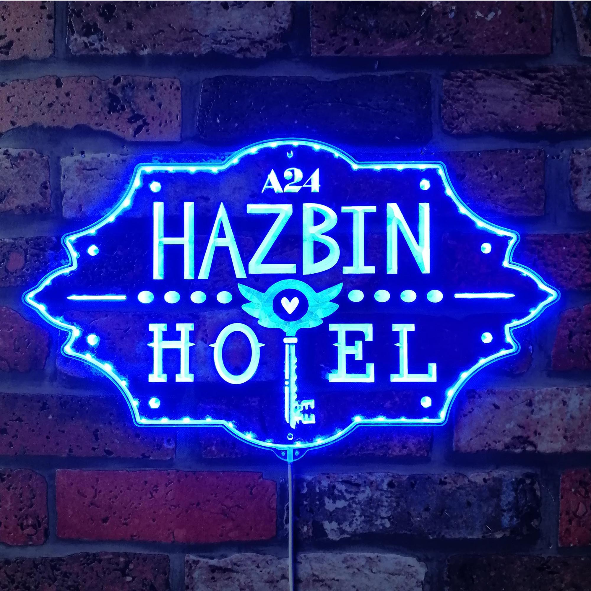 Hazbin Hotel Dynamic RGB Edge Lit LED Sign