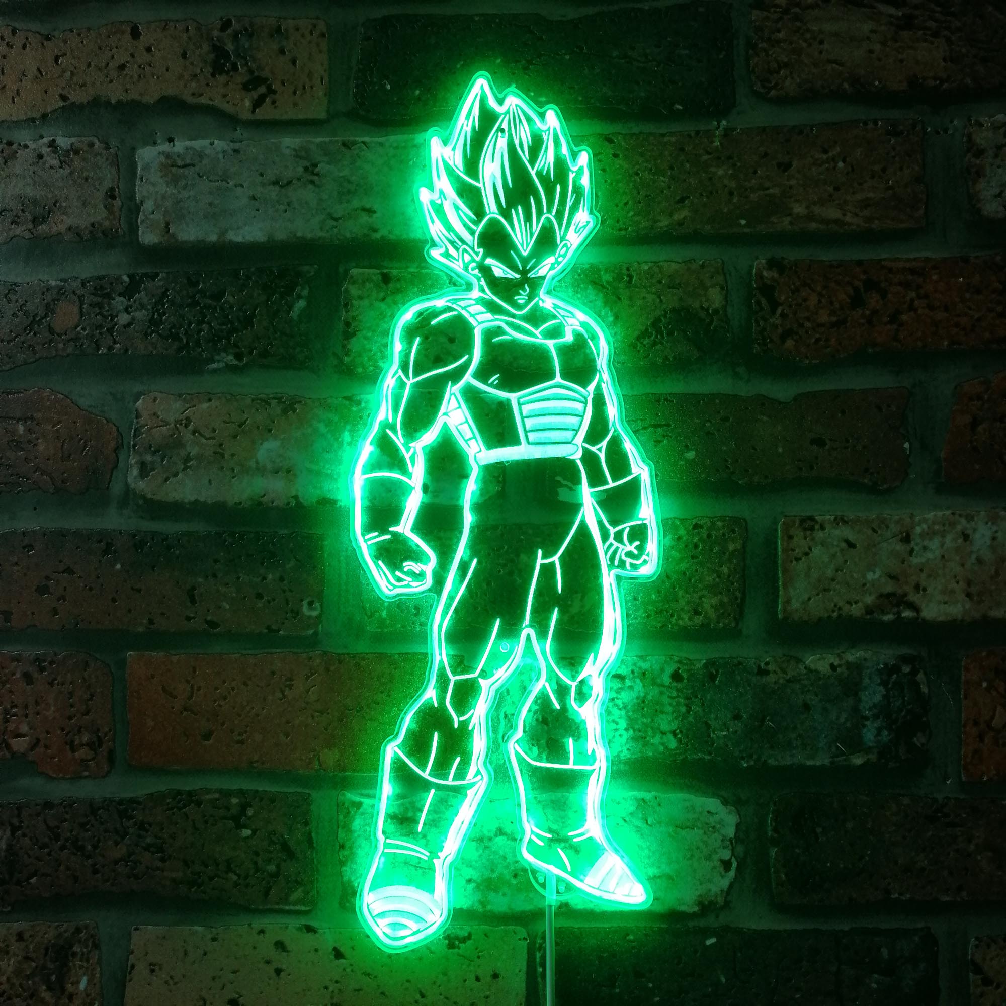 Dragonball Goku Dynamic RGB Edge Lit LED Sign