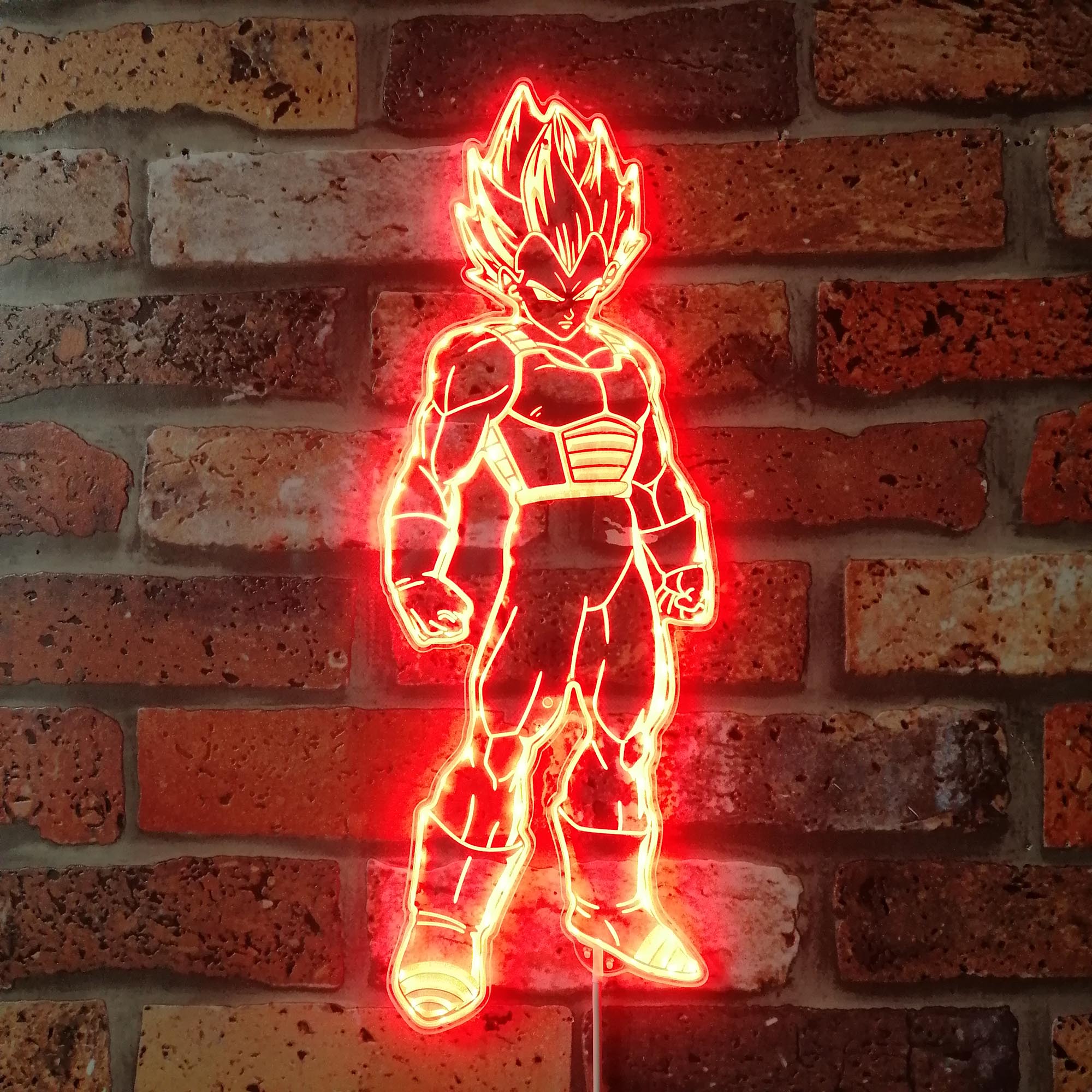 Dragonball Goku Dynamic RGB Edge Lit LED Sign