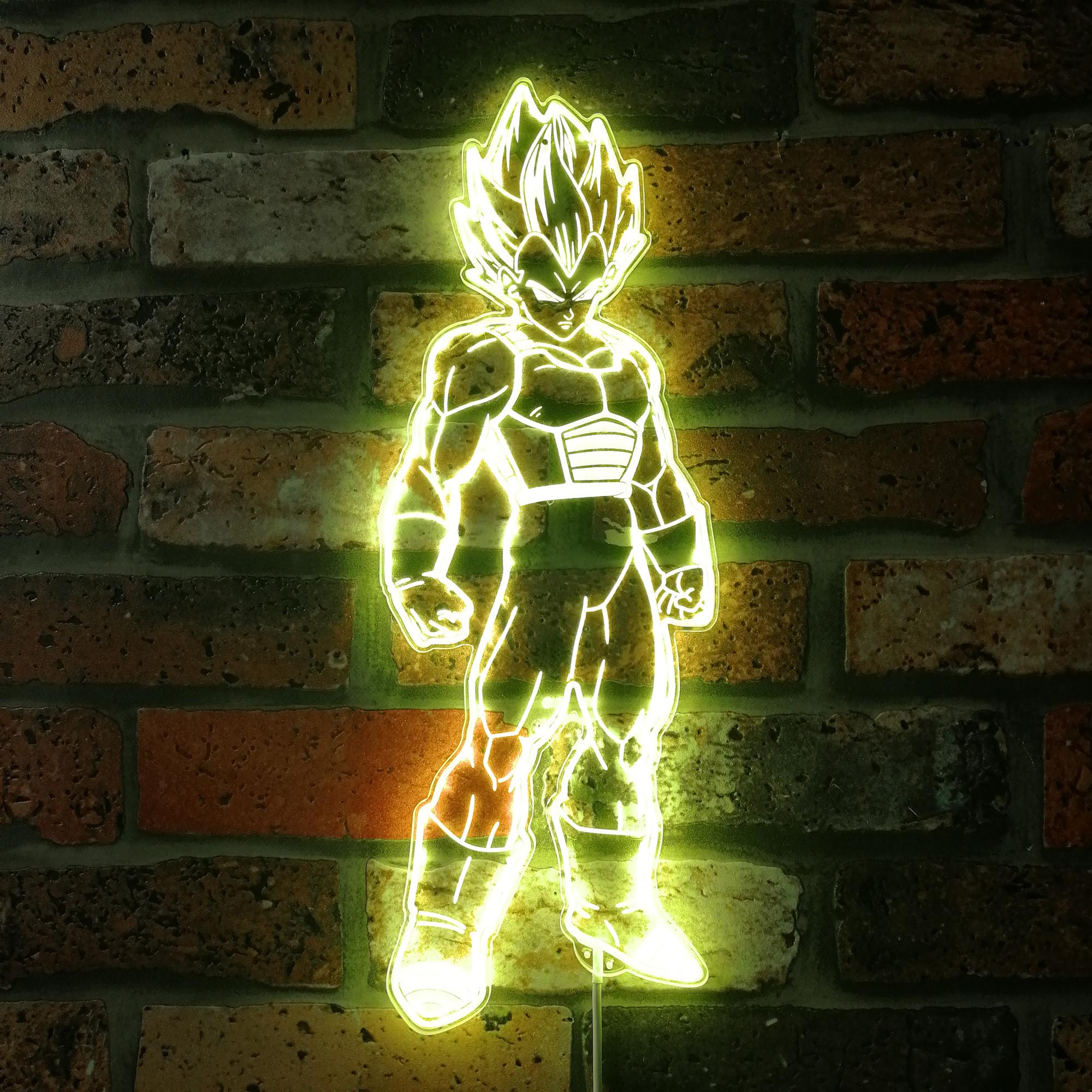 Dragonball Goku Dynamic RGB Edge Lit LED Sign