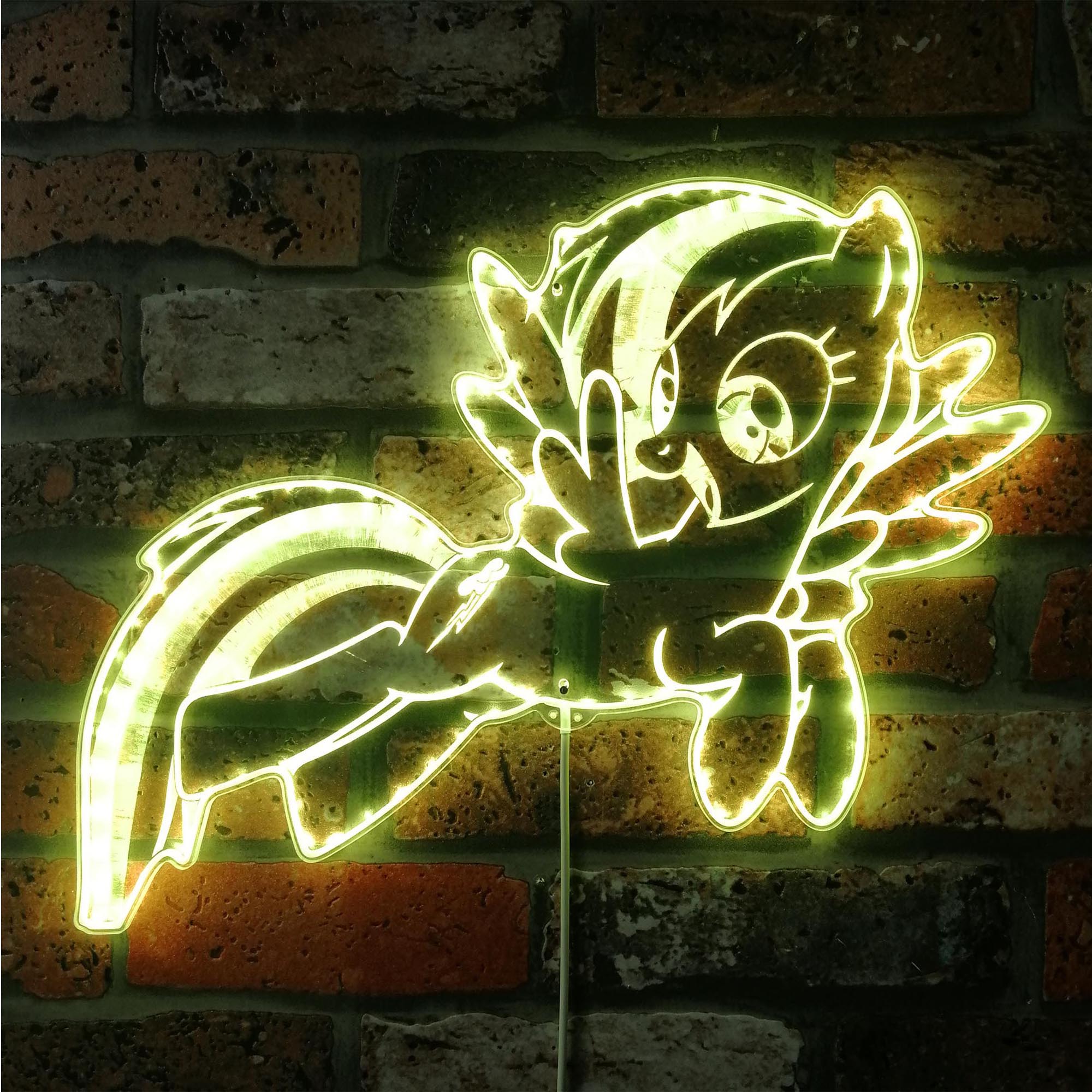 Little Pony Dynamic RGB Edge Lit LED Sign