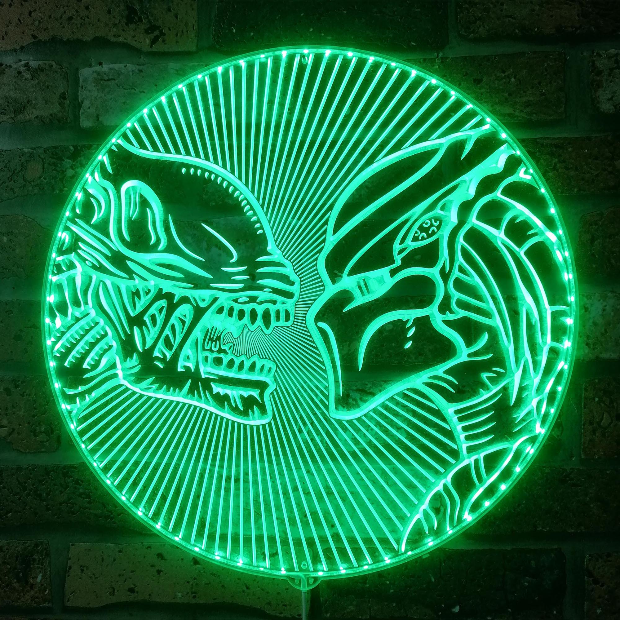 Alien vs. Predator Dynamic RGB Edge Lit LED Sign