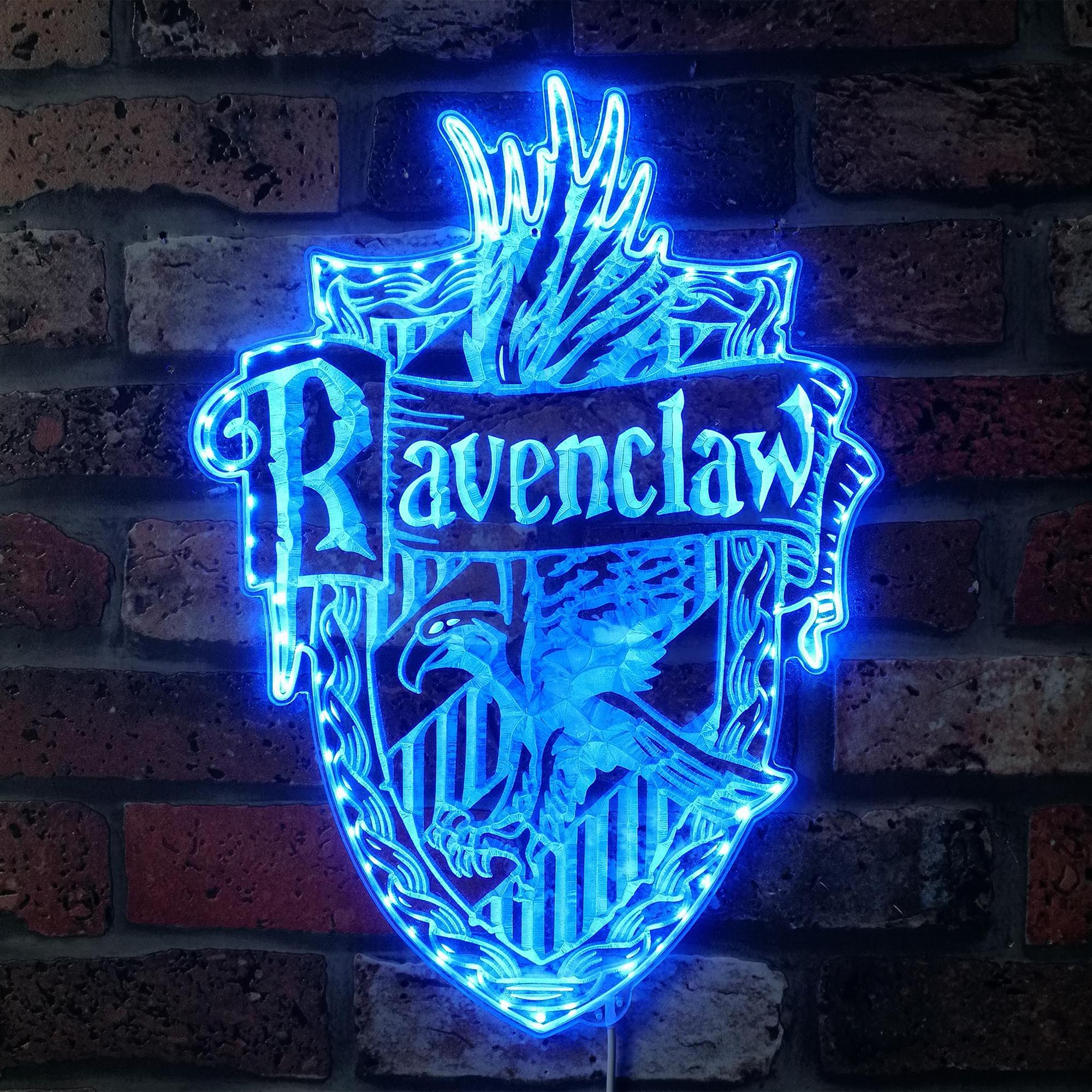 Harry Potter Ravenclaw Dynamic RGB Edge Lit LED Sign