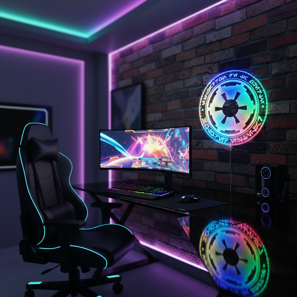 Star Wars Galactic Empire Neon RGB Edge Lit LED Sign