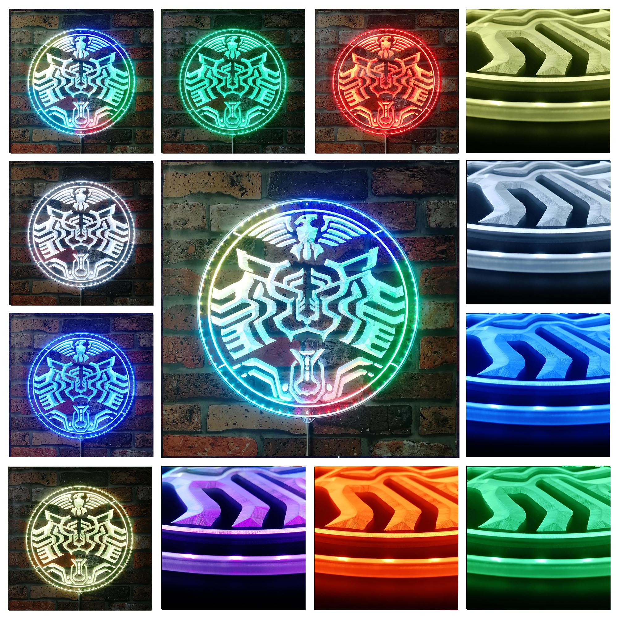 Kamen Rider Dynamic RGB Edge Lit LED Sign