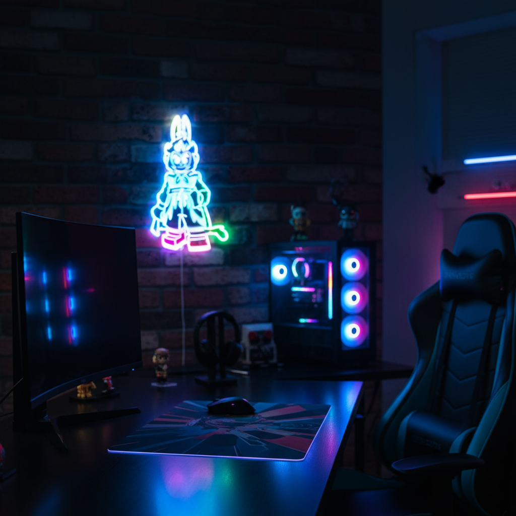 Lego Monkie Kid Monkey King Neon RGB Edge Lit LED Sign