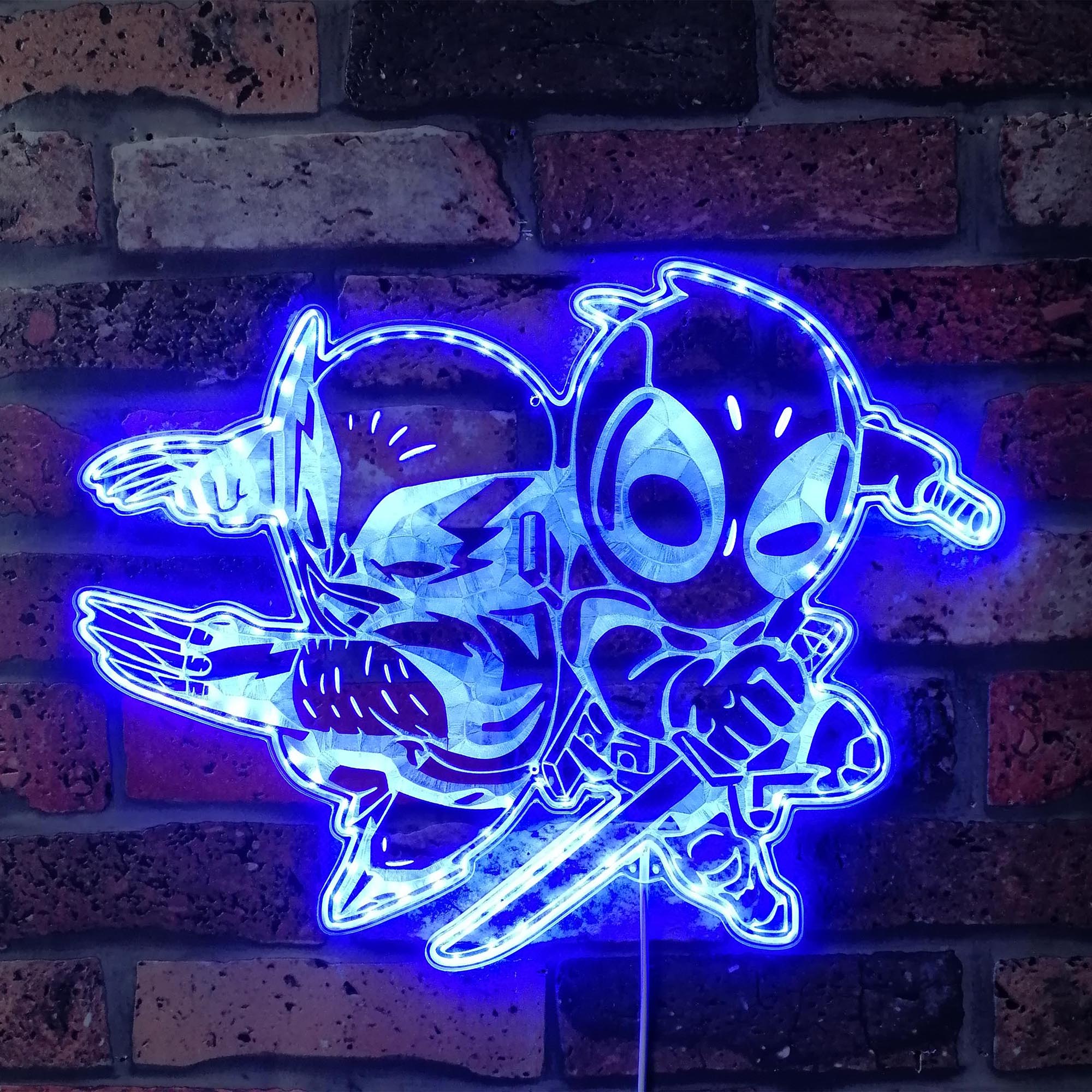 Deadpool & Wolverine Dynamic RGB Edge Lit LED Sign