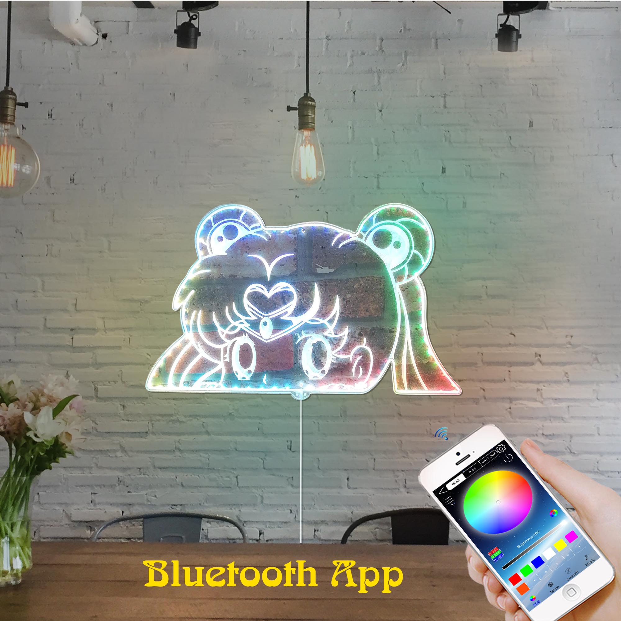 Sailor Moon Dynamic RGB Edge Lit LED Sign