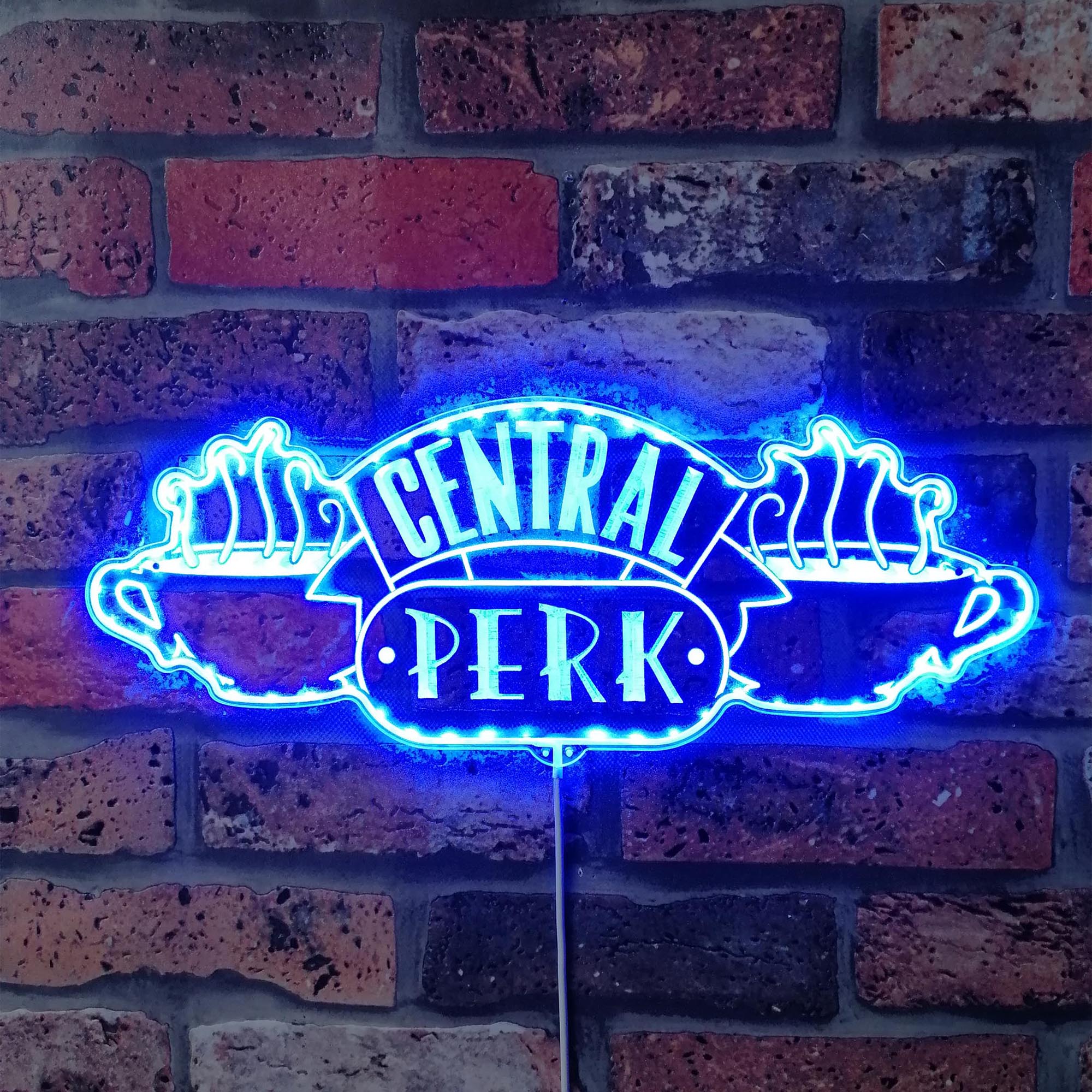 Central Perk Cafe Dynamic RGB Edge Lit LED Sign