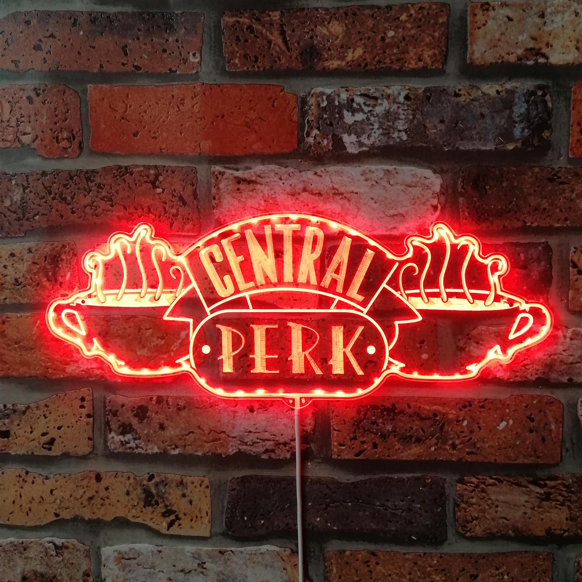 Central Perk Cafe Dynamic RGB Edge Lit LED Sign