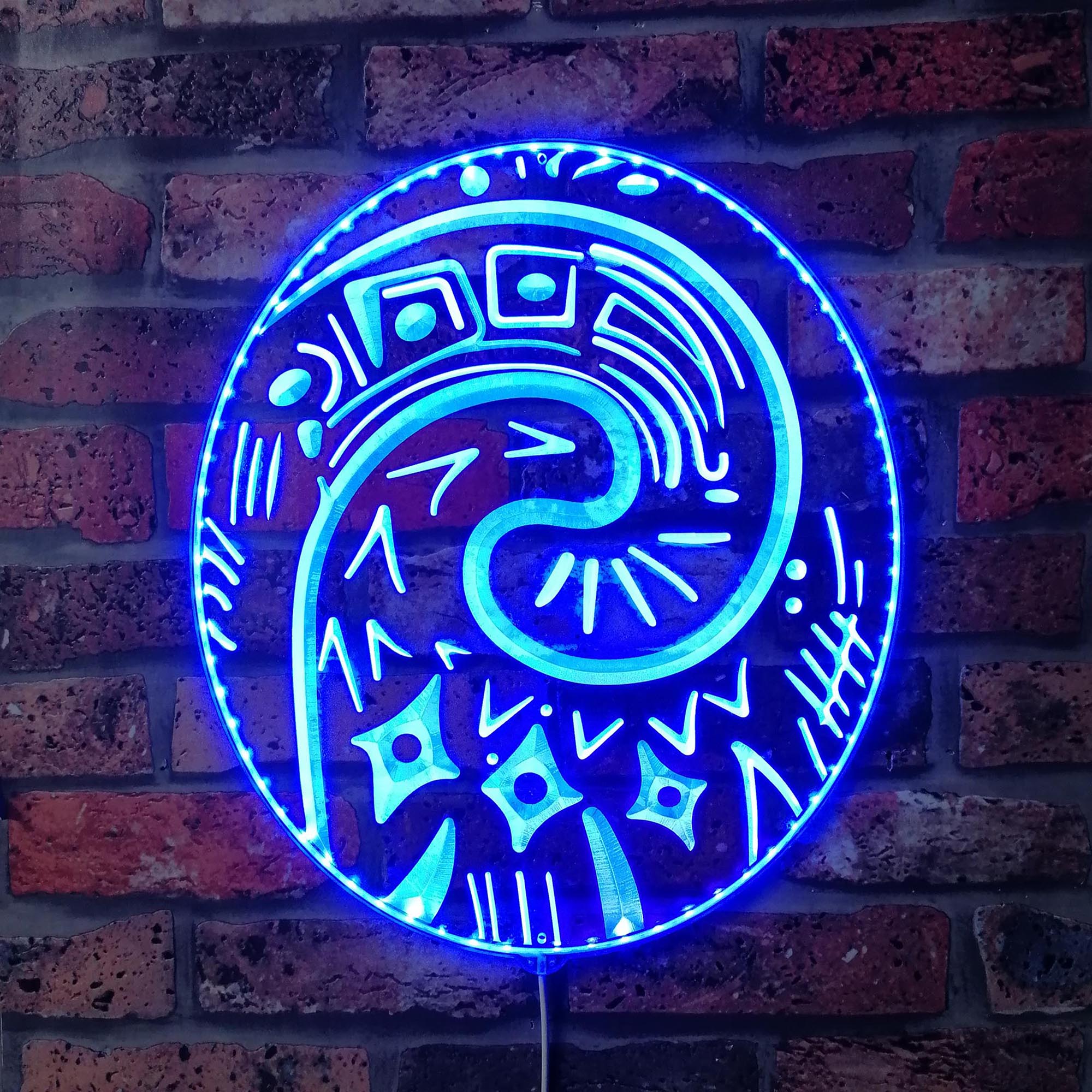 Moana Te Fiti Heart Dynamic RGB Edge Lit LED Sign